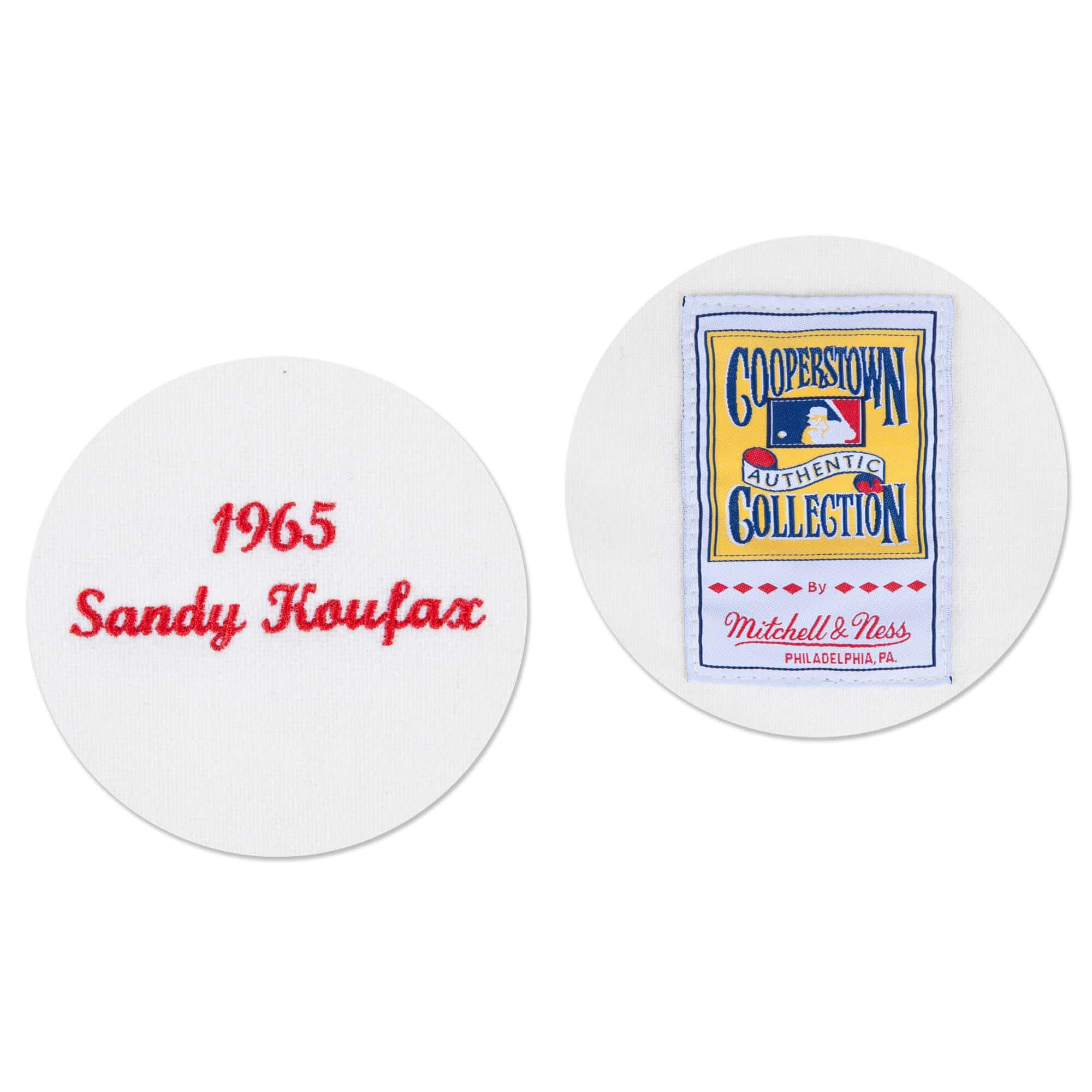 [722941365SKOU1] Mens Mitchell & Ness MLB Sandy Koufax 1965 Authentic Jersey Los Angeles Dodgers