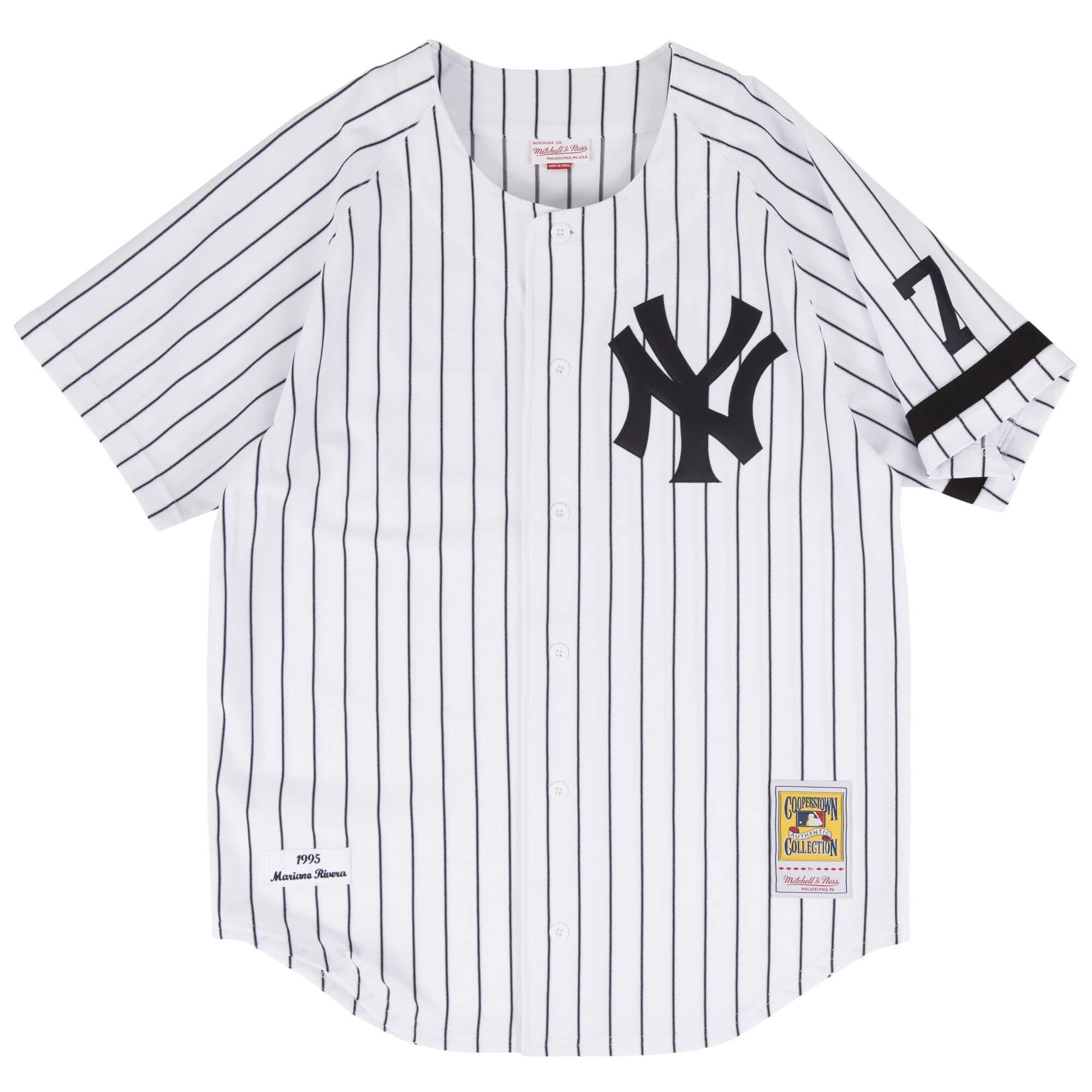 [722941895MRIV1] Mens Mitchell & Ness MLB Mariano Rivera 1995 Authentic Jersey New York Yankees