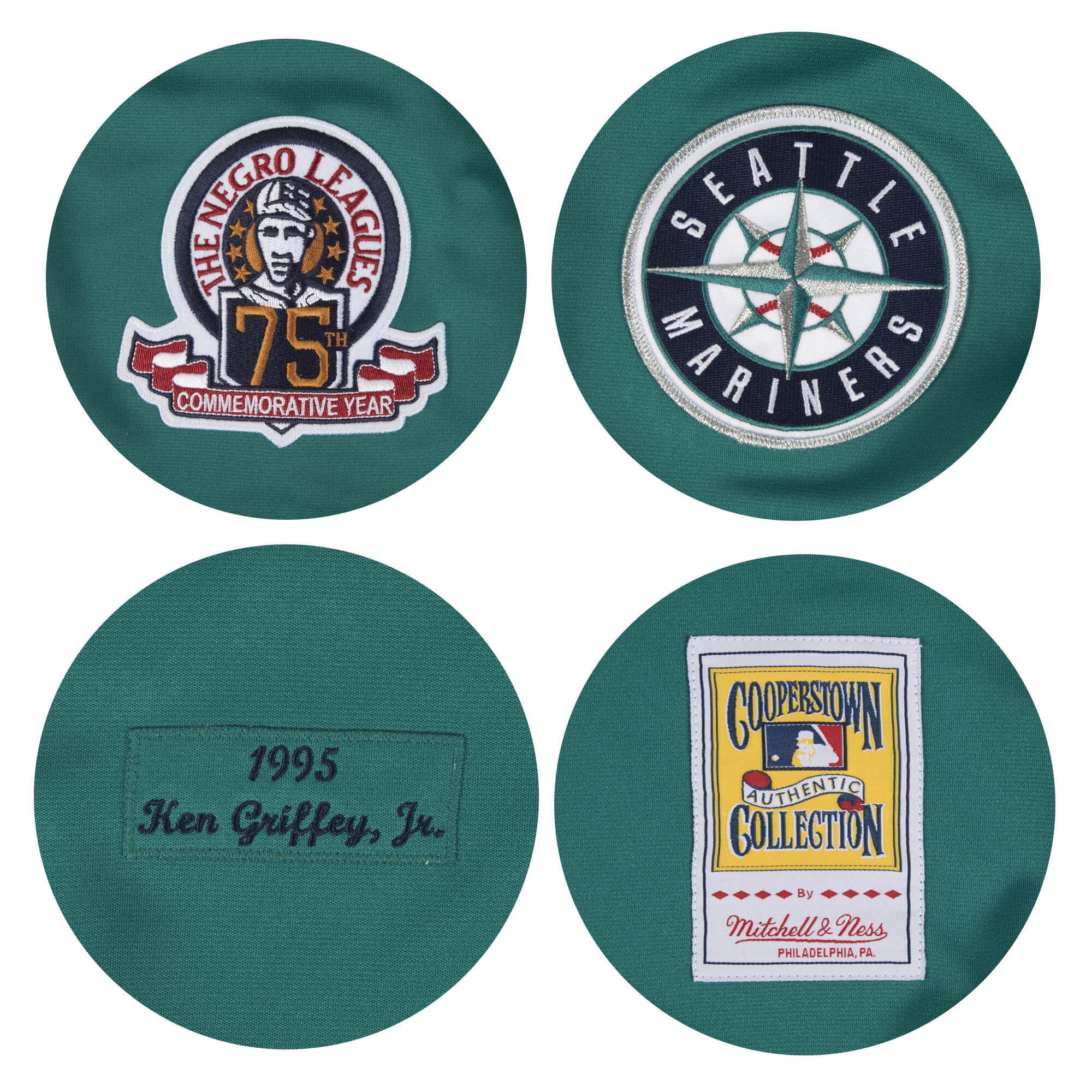 [72294A495KGRI2] Mens Mitchell & Ness MLB Ken Griffey Jr. 1995 Authentic Jersey Seattle Mariners