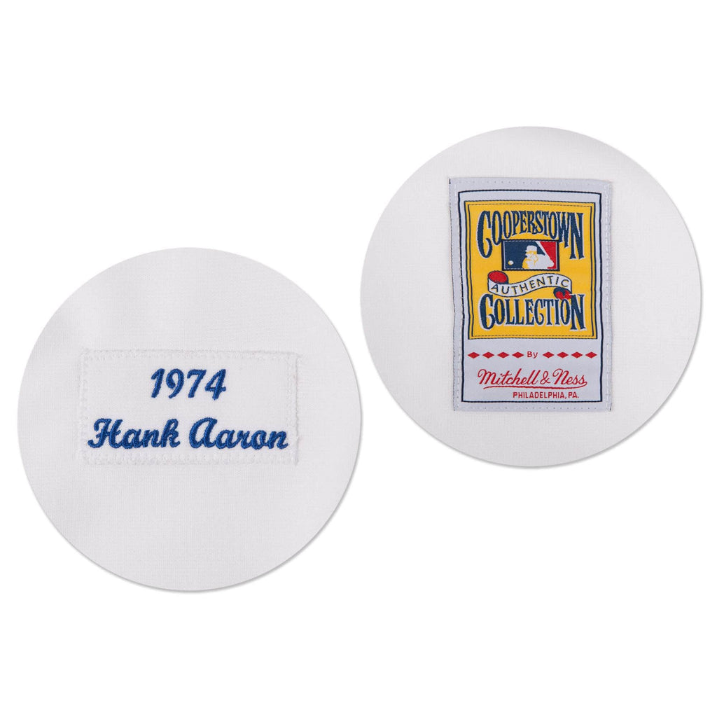 [722940074HAARO] Mens Mitchell & Ness MLB Authentic Jersey Atlanta Braves Hank Aaron 1974 - sneakAR