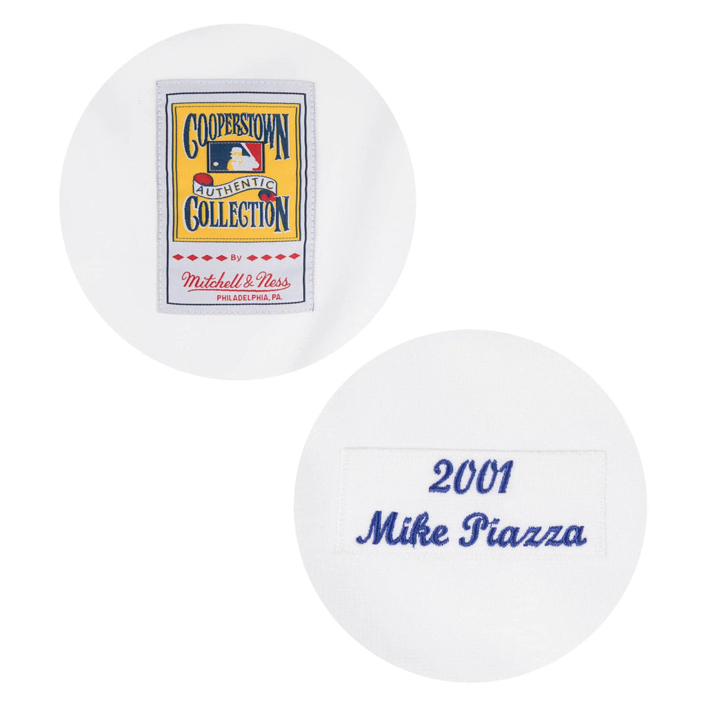 [722941701MPIA2] Mens Mitchell & Ness MLB Authentic Jersey New York Mets Mike Piazza 2001 - sneakAR