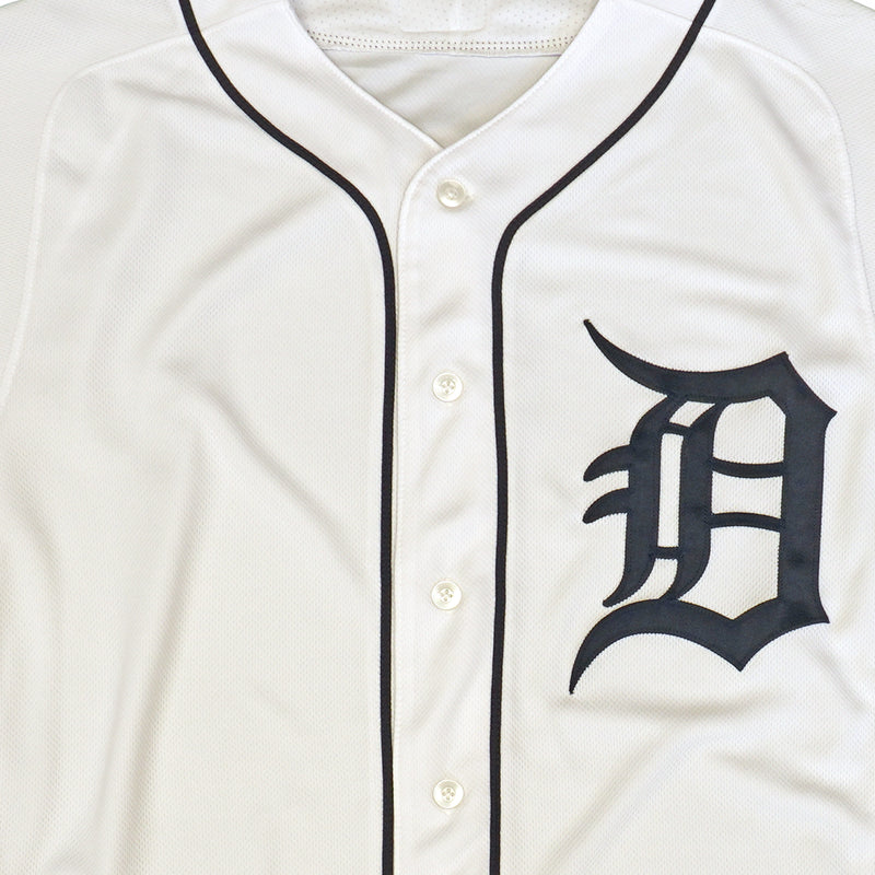 Mens MLB Detroit Tigers Authentic On Field Flex Base Jersey - Home White