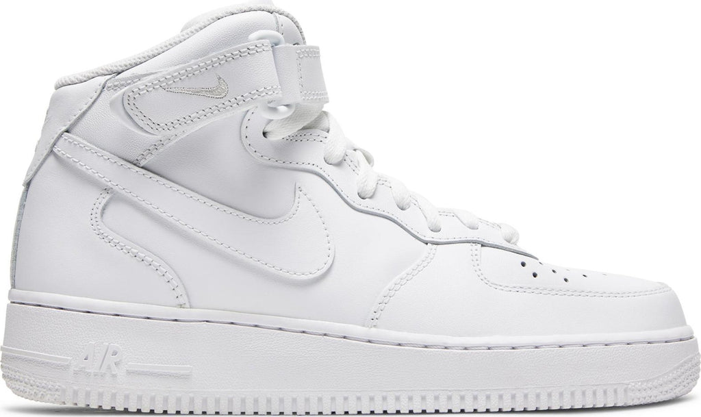 [DD9625-100] Womens Nike Air Force 1 Mid 'Triple White' (W)