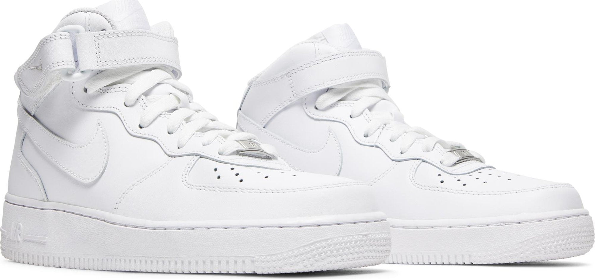 [DD9625-100] Womens Nike Air Force 1 Mid 'Triple White' (W)