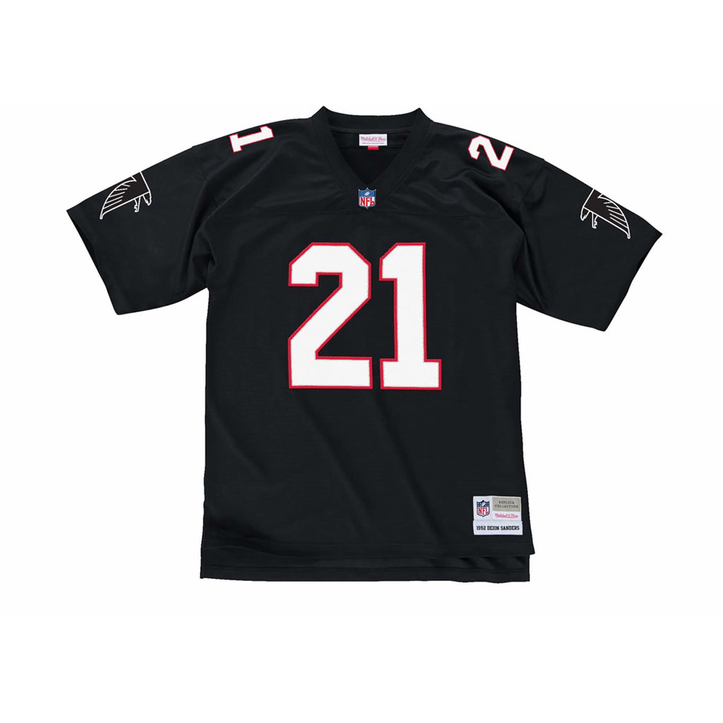 [735421592DSAN2] Mens Mitchell & Ness NFL Deion Sanders 1992 Legacy Jersey Atlanta Falcons
