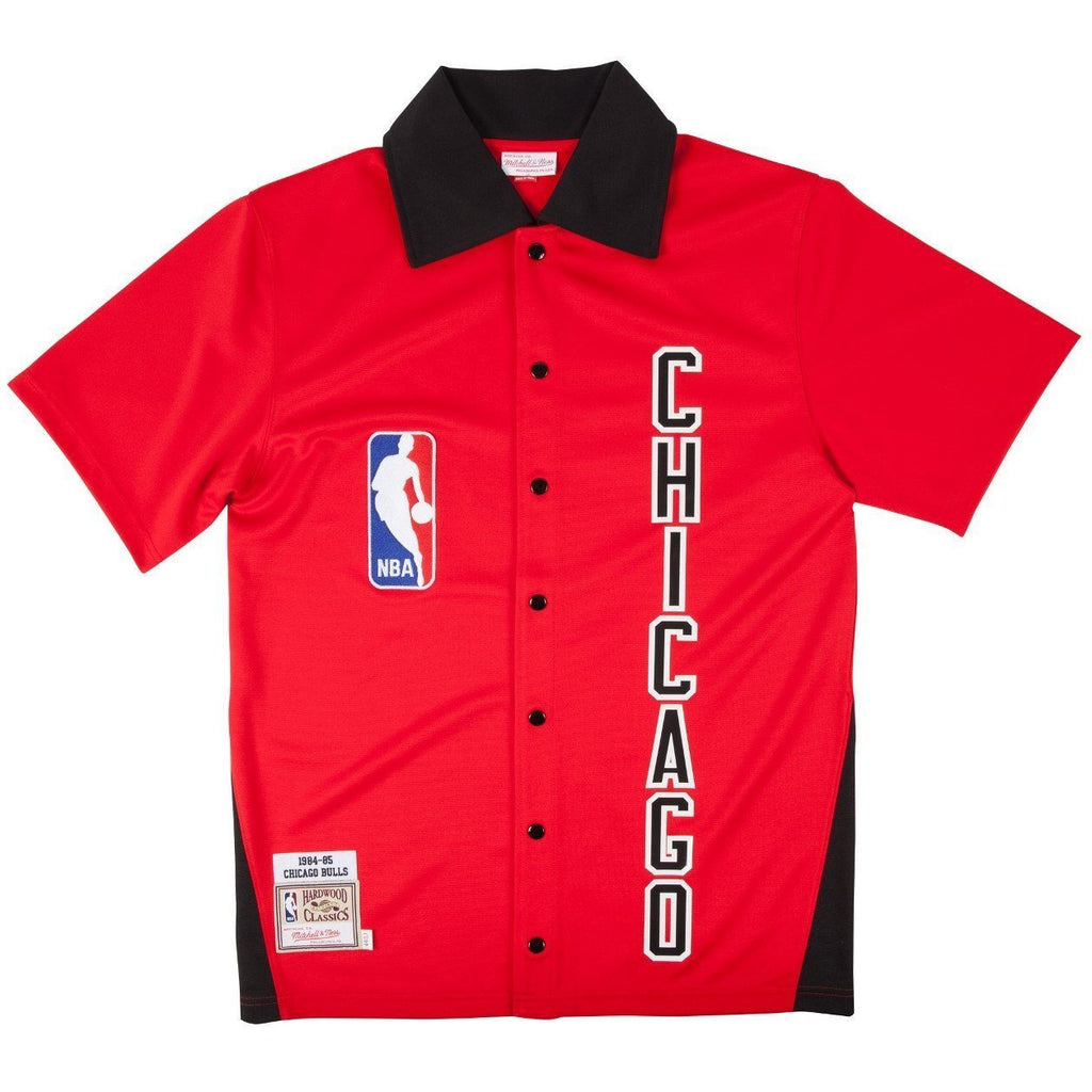 [7357S3B5D84CBU] Mens Mitchell & Ness NBA Chicago Bulls NBA 1984-85 Authentic Shooting Shirt