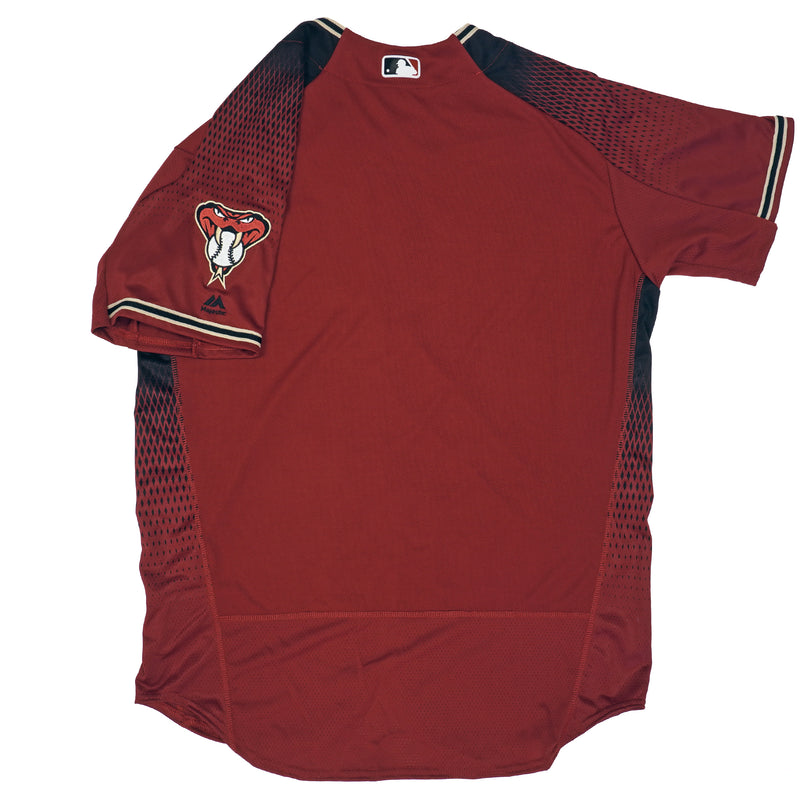 Mens MLB Arizona Diamondbacks Authentic On Field Flex Base Jersey - Red Alt