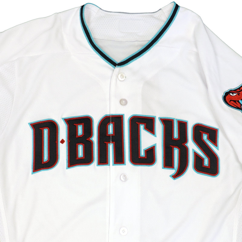 Mens MLB Arizona Diamondbacks Authentic On Field Flex Base Jersey - White Alt