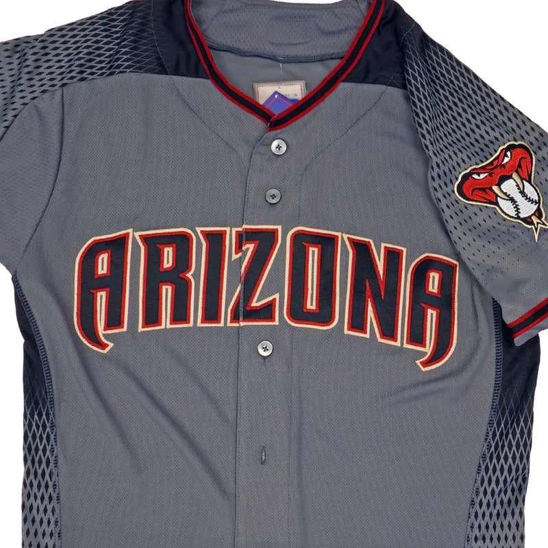 Mens MLB Arizona Diamondbacks Authentic On Field Flex Base Jersey - Road Gray