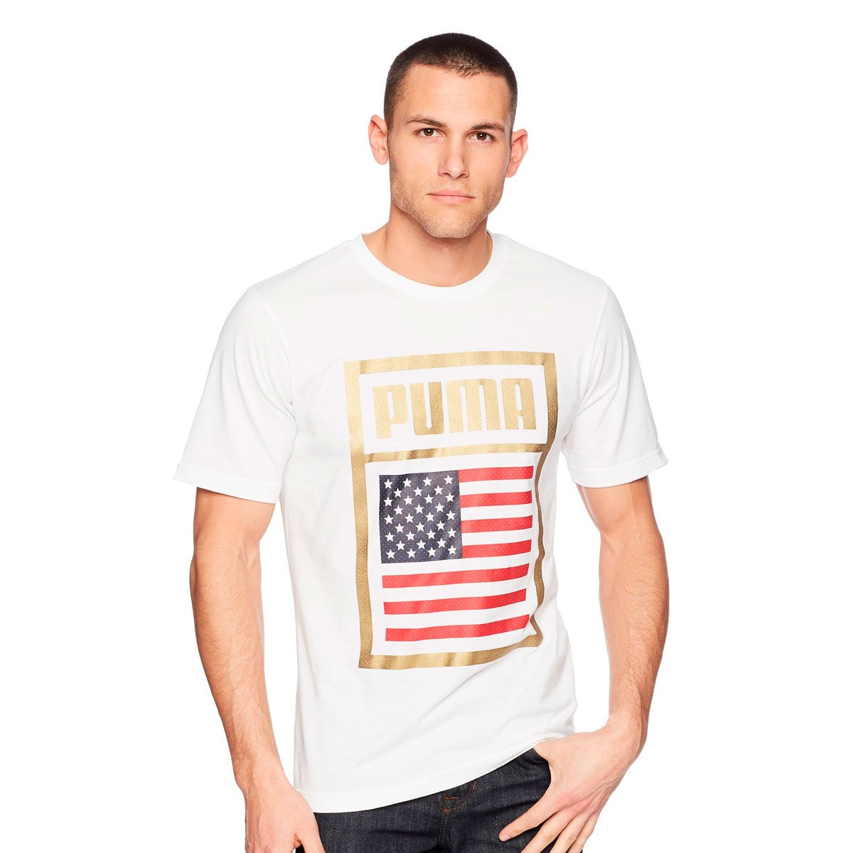[754208-06] Mens Puma Forever Football Country Tee