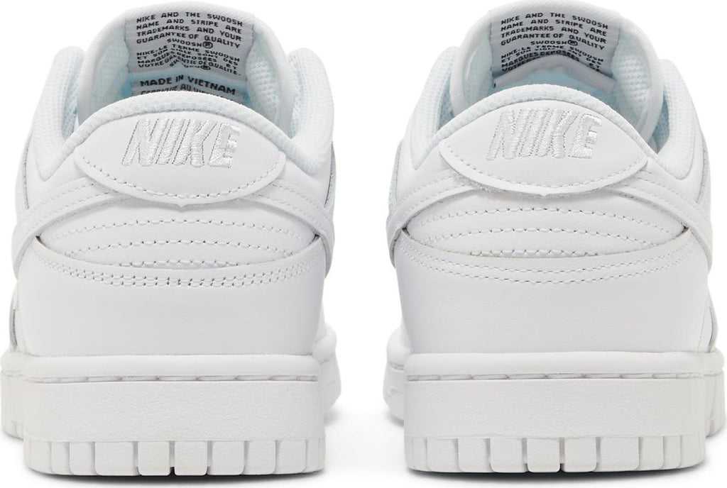 [DD1503-109] Womens Nike DUNK LOW 'TRIPLE WHITE (2021)' (W)