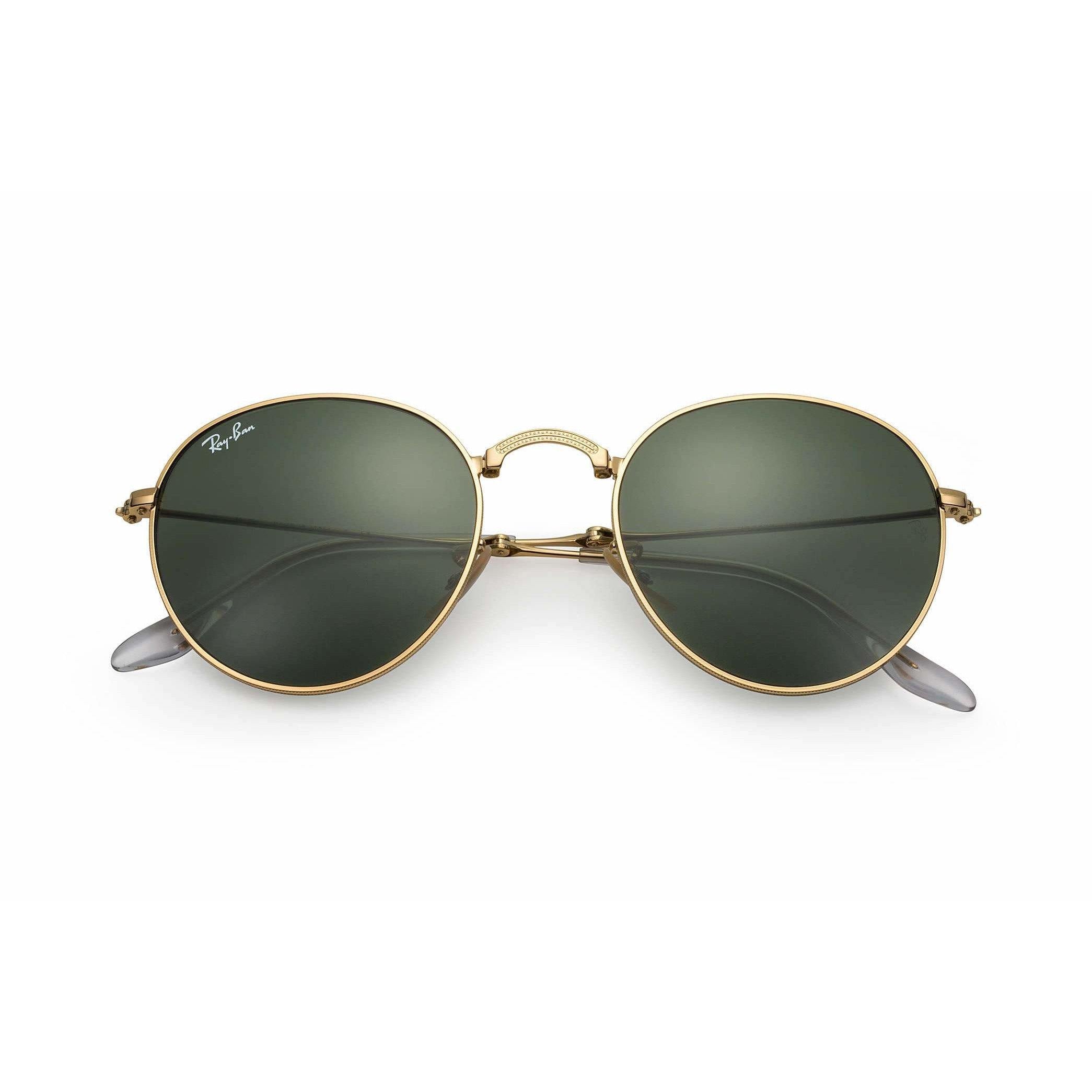 [RB3532-001] Mens Ray-Ban Round Metal Folding Sunglasses - sneakAR