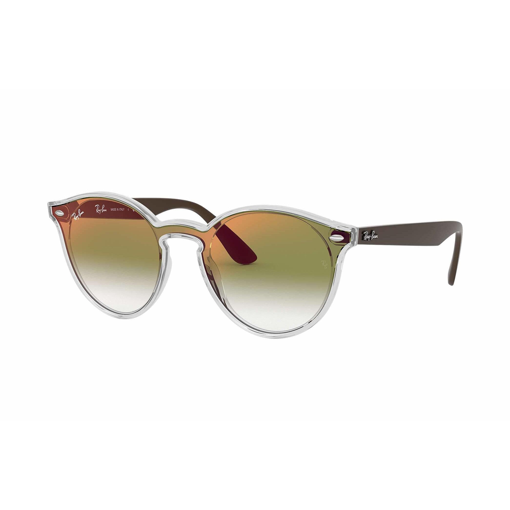 [RB4380NF-6358/W0] Mens Ray-Ban Blaze Round Sunglasses - sneakAR