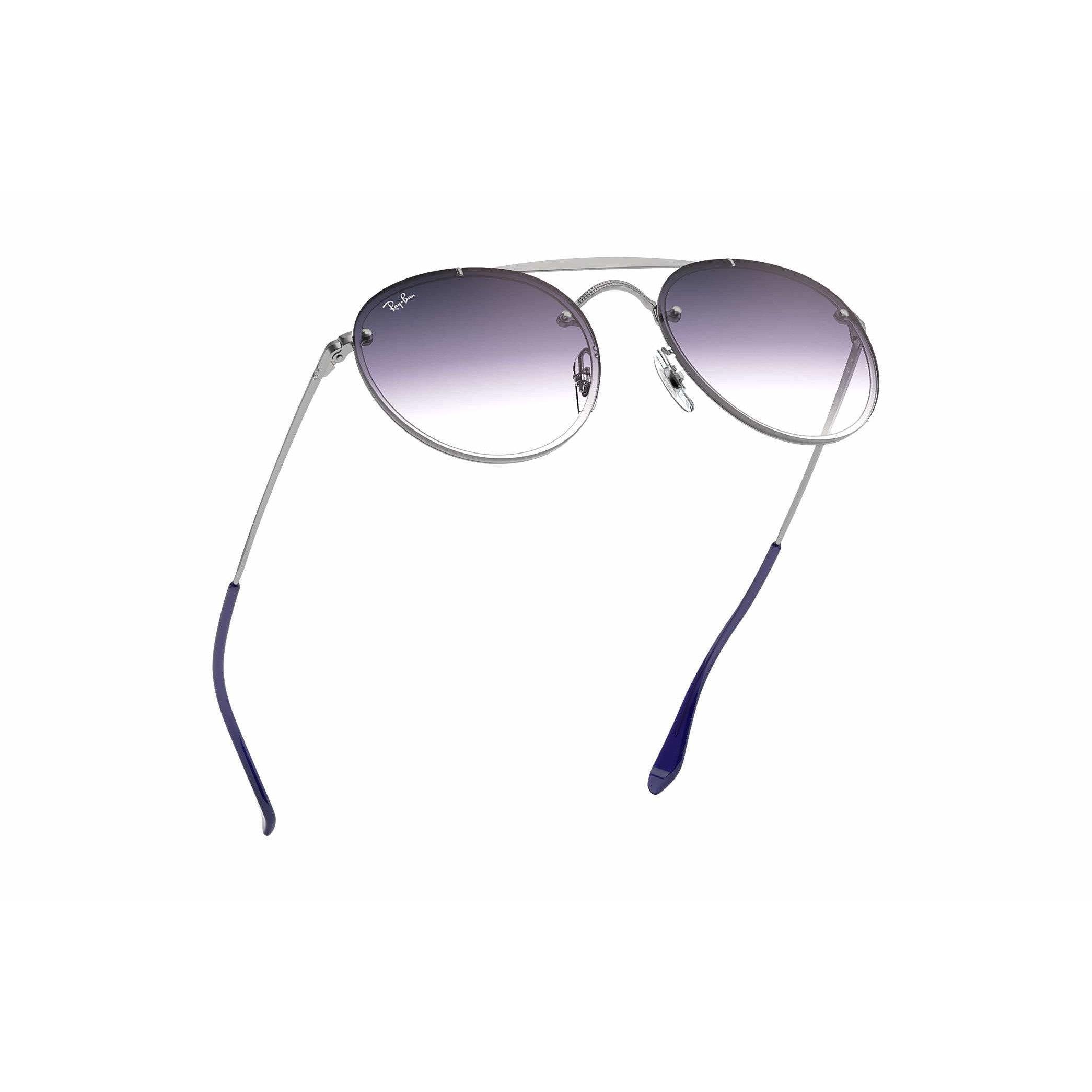 [RB3614N-9142/0U] Mens Ray-Ban Blaze Round Double Bridge Sunglasses - sneakAR