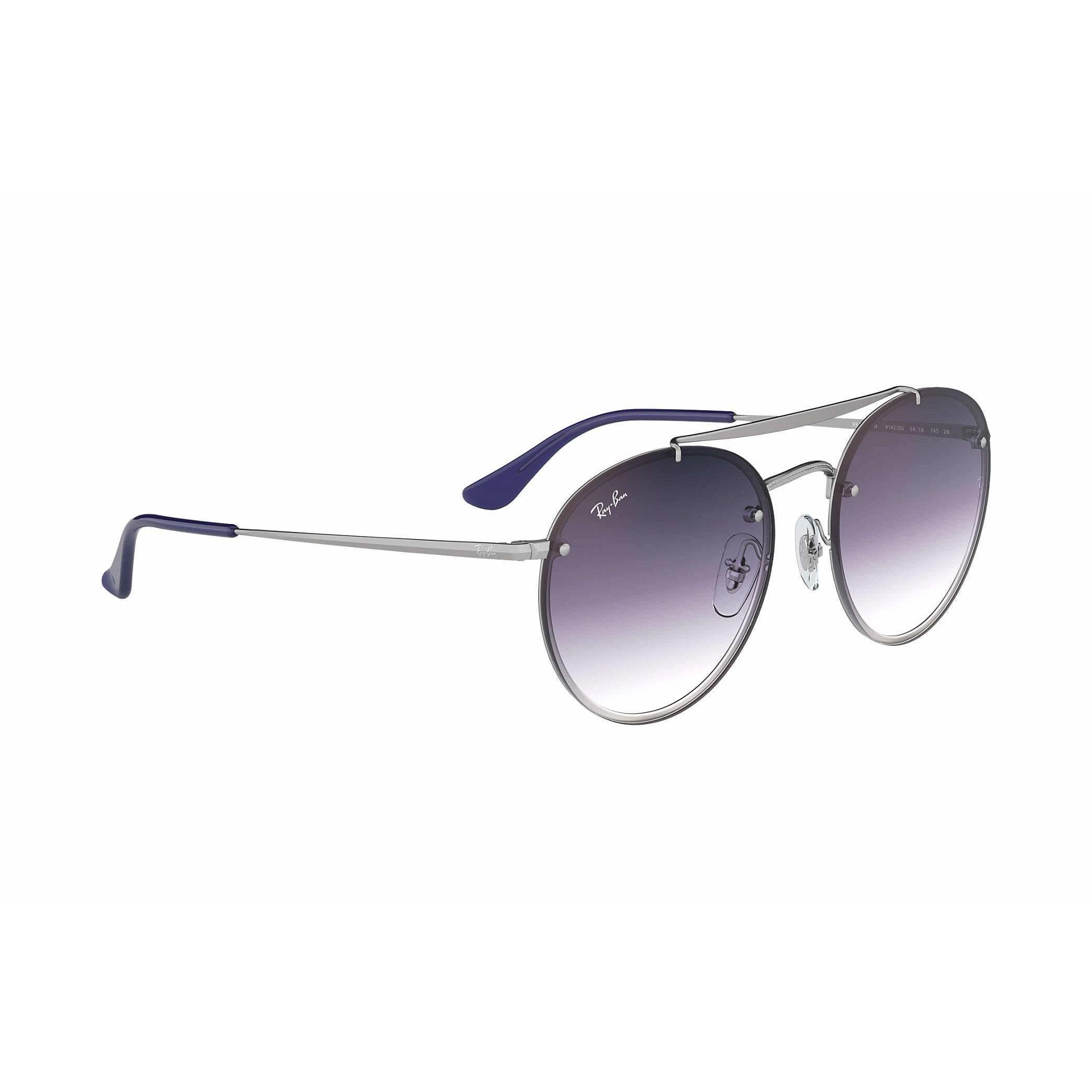 [RB3614N-9142/0U] Mens Ray-Ban Blaze Round Double Bridge Sunglasses - sneakAR