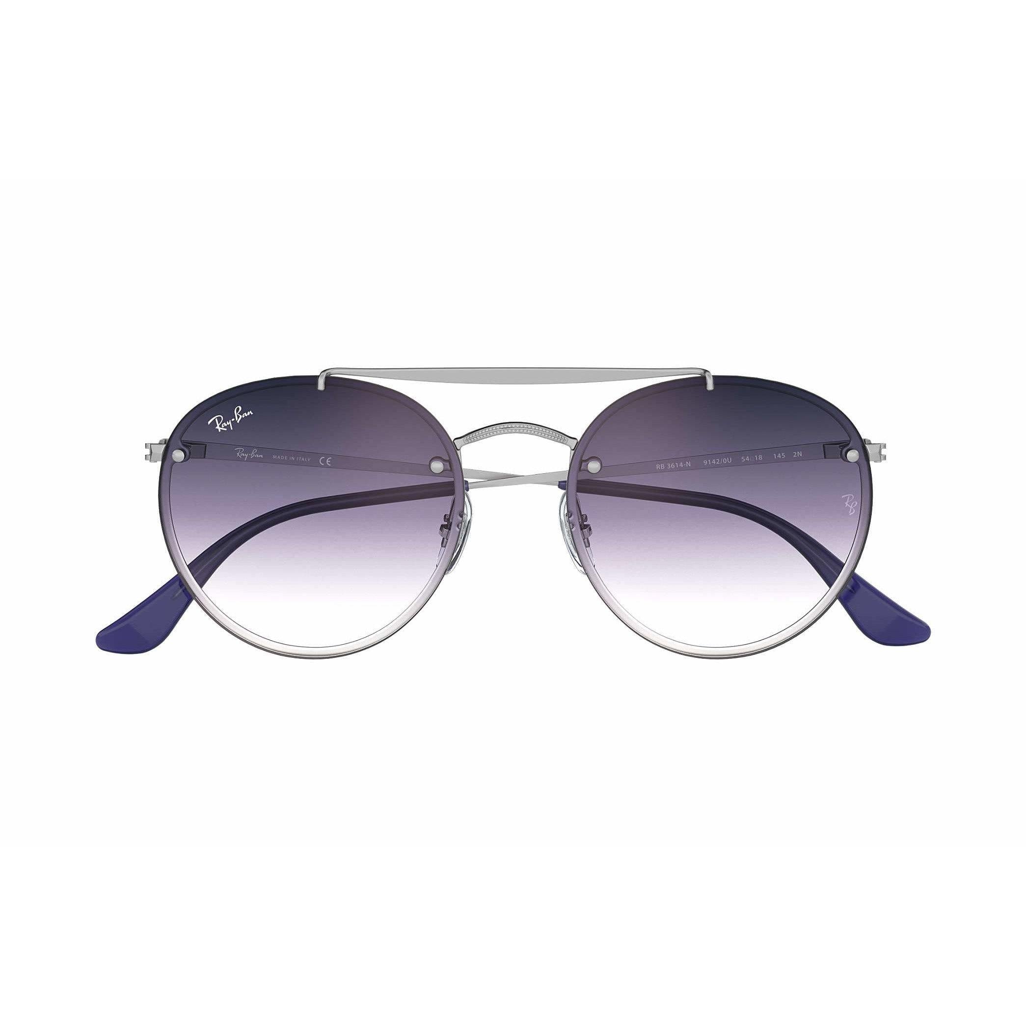 [RB3614N-9142/0U] Mens Ray-Ban Blaze Round Double Bridge Sunglasses - sneakAR