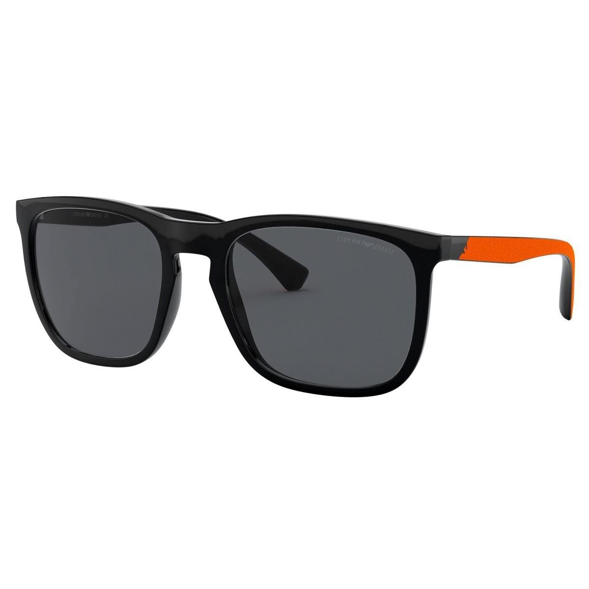 [EA4132-5017/87] Mens Emporio Armani Square Sunglasses - sneakAR