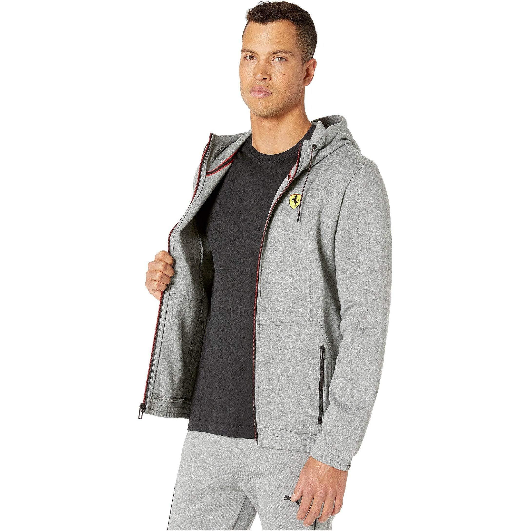 [595430-03] Mens Puma SF Scuderia Ferrari Hooded Sweat Jacket - sneakAR