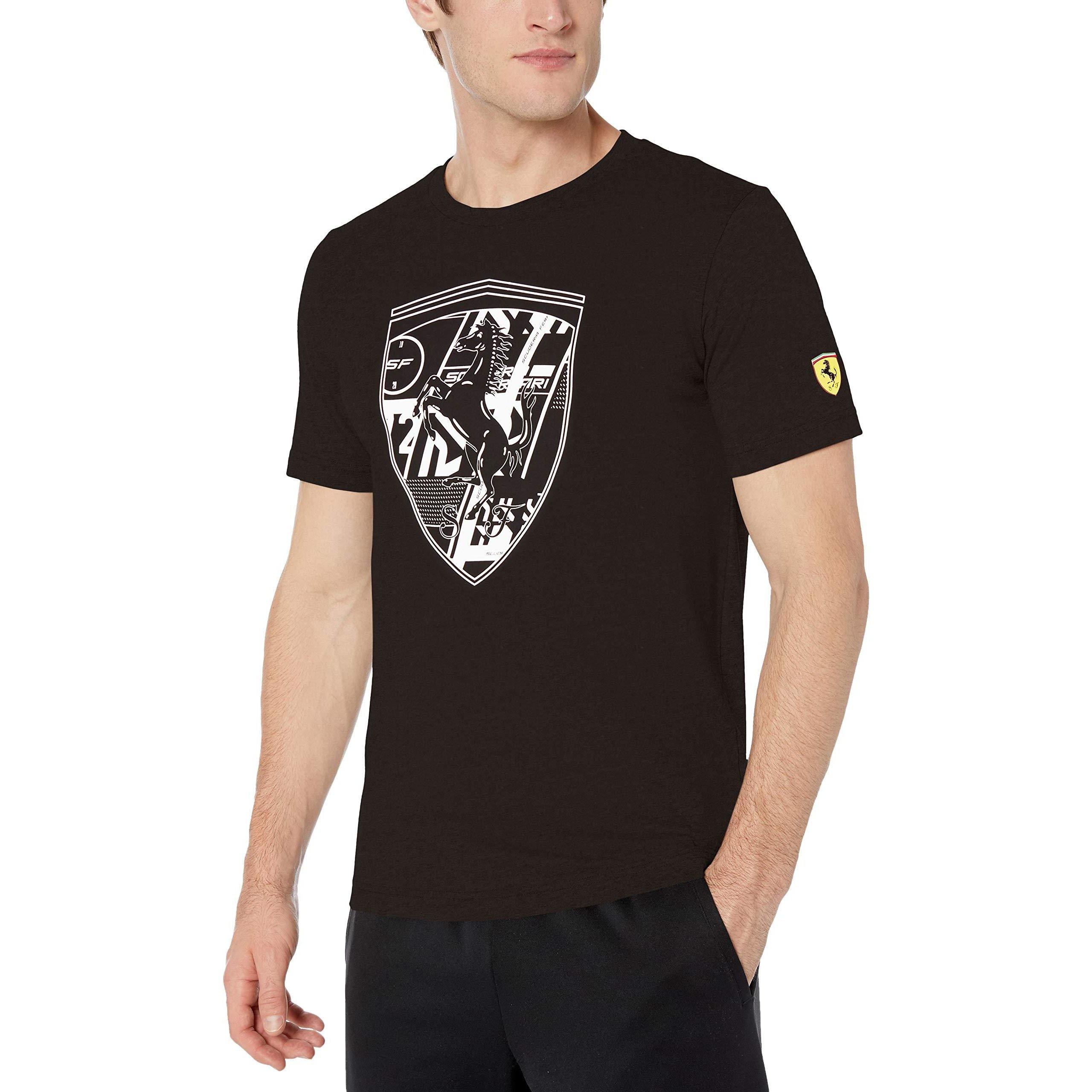 [595433-02] Mens Puma SF Scuderia Ferrari Big Shield Tee + - sneakAR