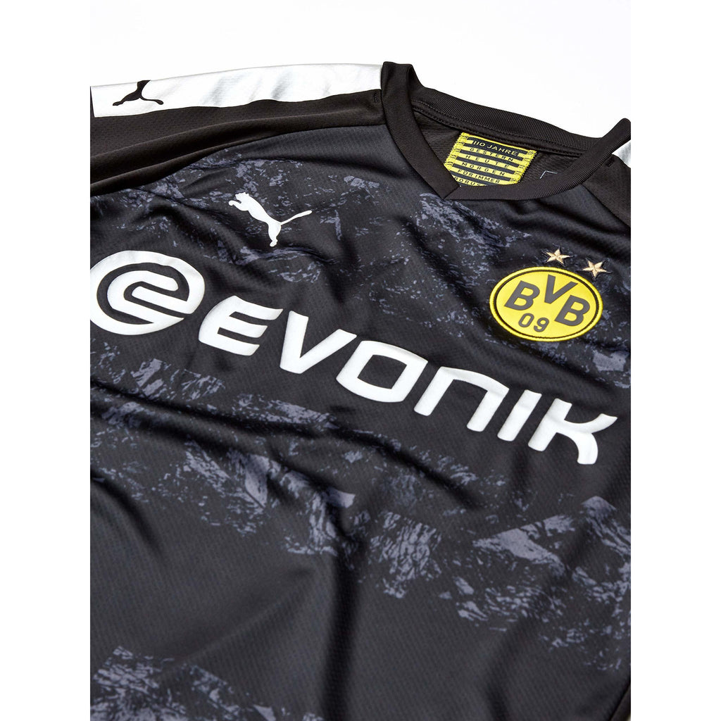 [755745-12] Mens Puma BVB Away Shirt Replica - Evonik & Opel Logo - sneakAR