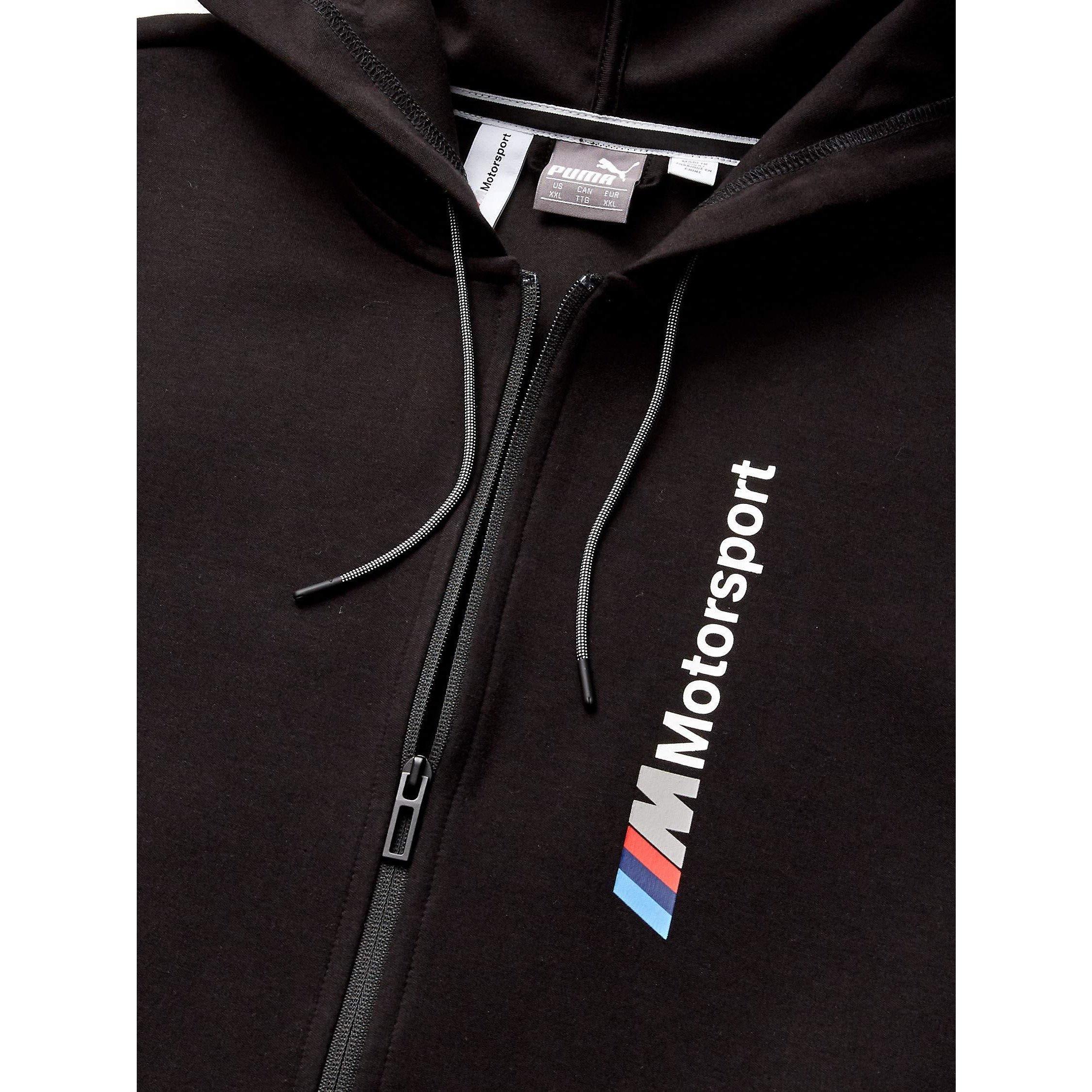 [595189-01] Mens Puma BMW Motorsport Hooded Sweat Jacket - sneakAR