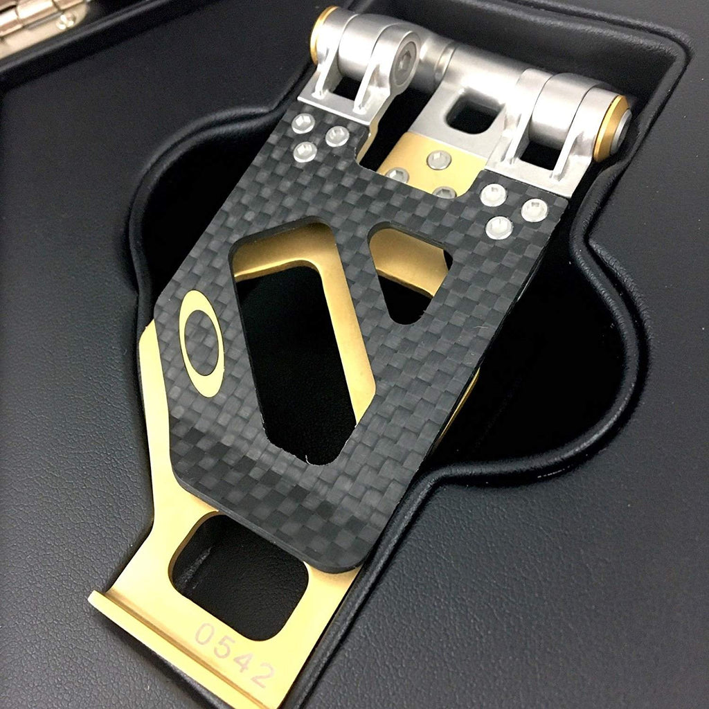 [99459ORT-503] Metalworks Carbon Fiber Stainless Steel Gold Money Clip