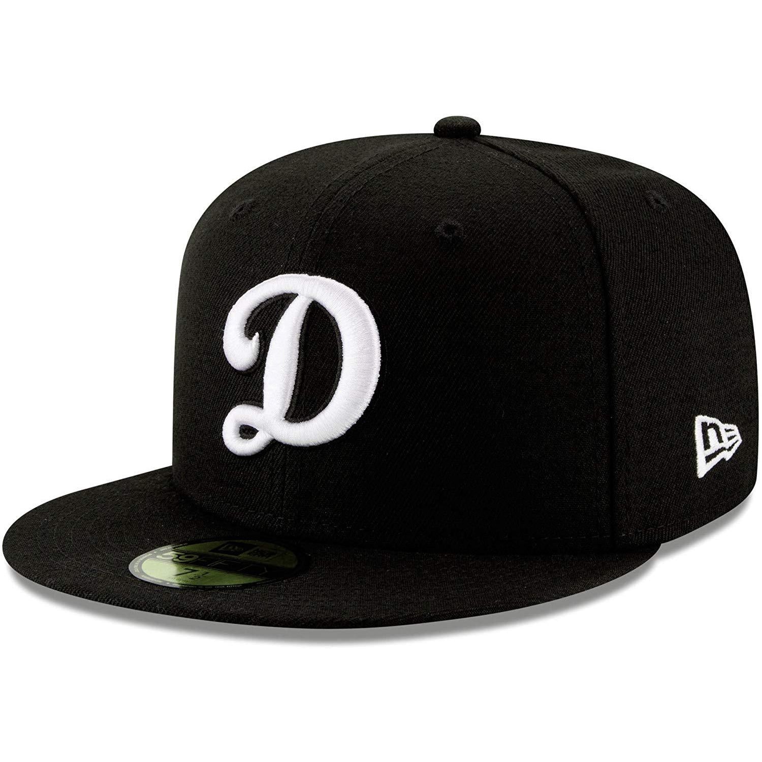 [11358663] Mens New Era MLB League Basic 59Fifty Fitted Cap LA Dodgers