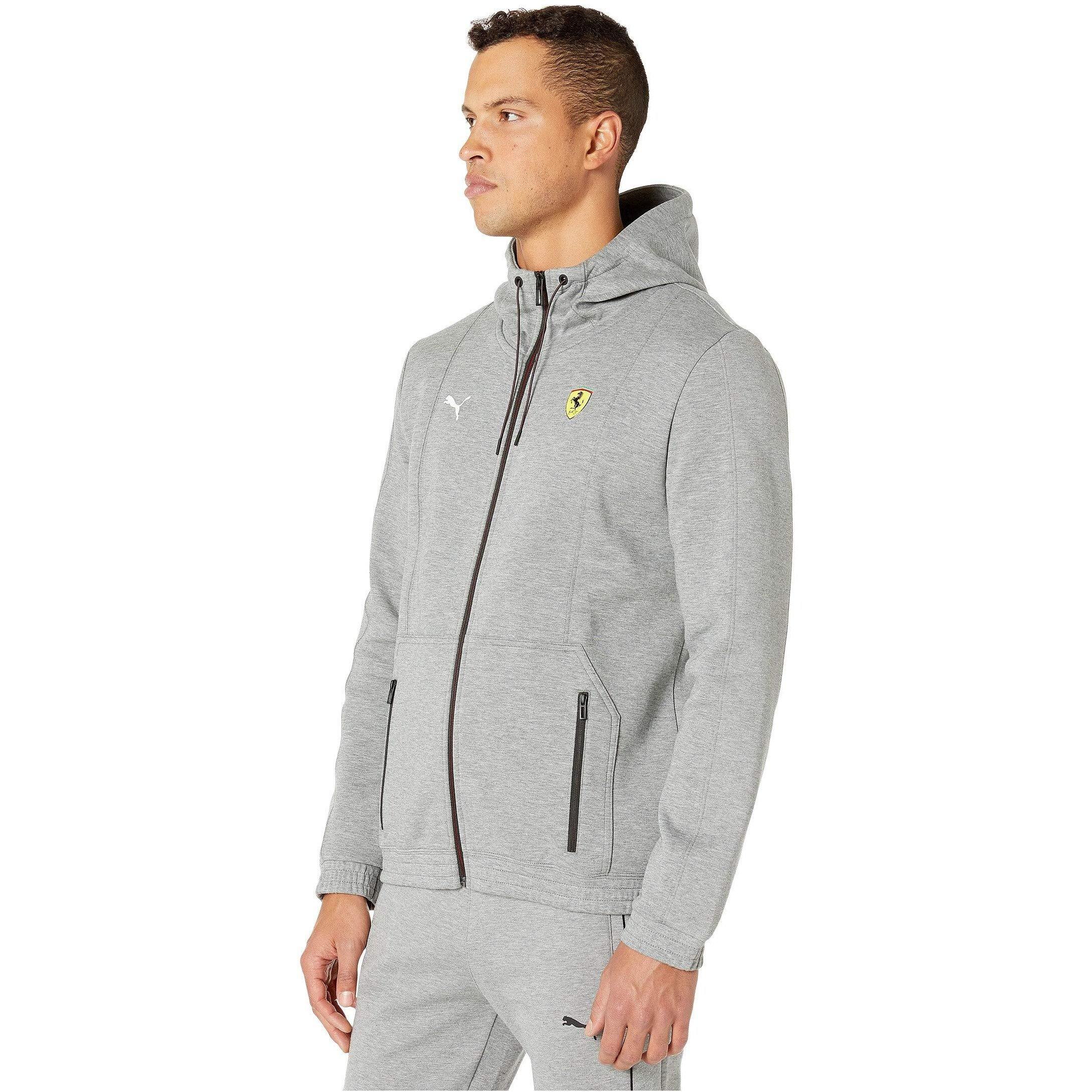 [595430-03] Mens Puma SF Scuderia Ferrari Hooded Sweat Jacket - sneakAR