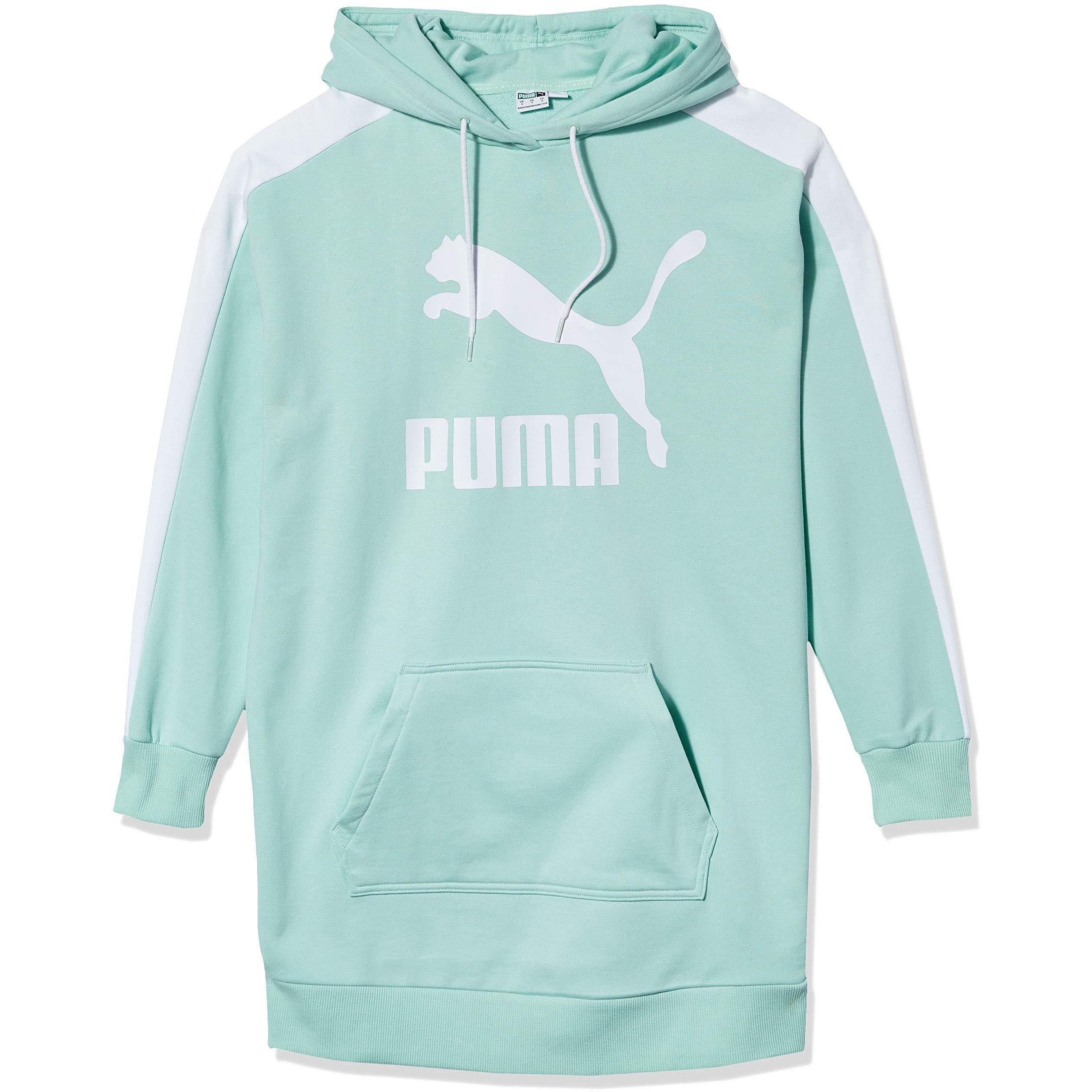 [597051-32] Womens Puma Classics T7 Hooded Dress - sneakAR