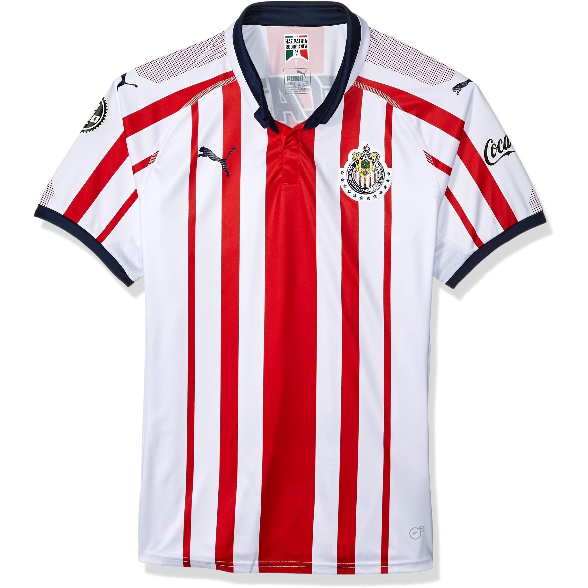 [703881-01] Mens Puma Chivas 2018-19 Home Jersey - sneakAR
