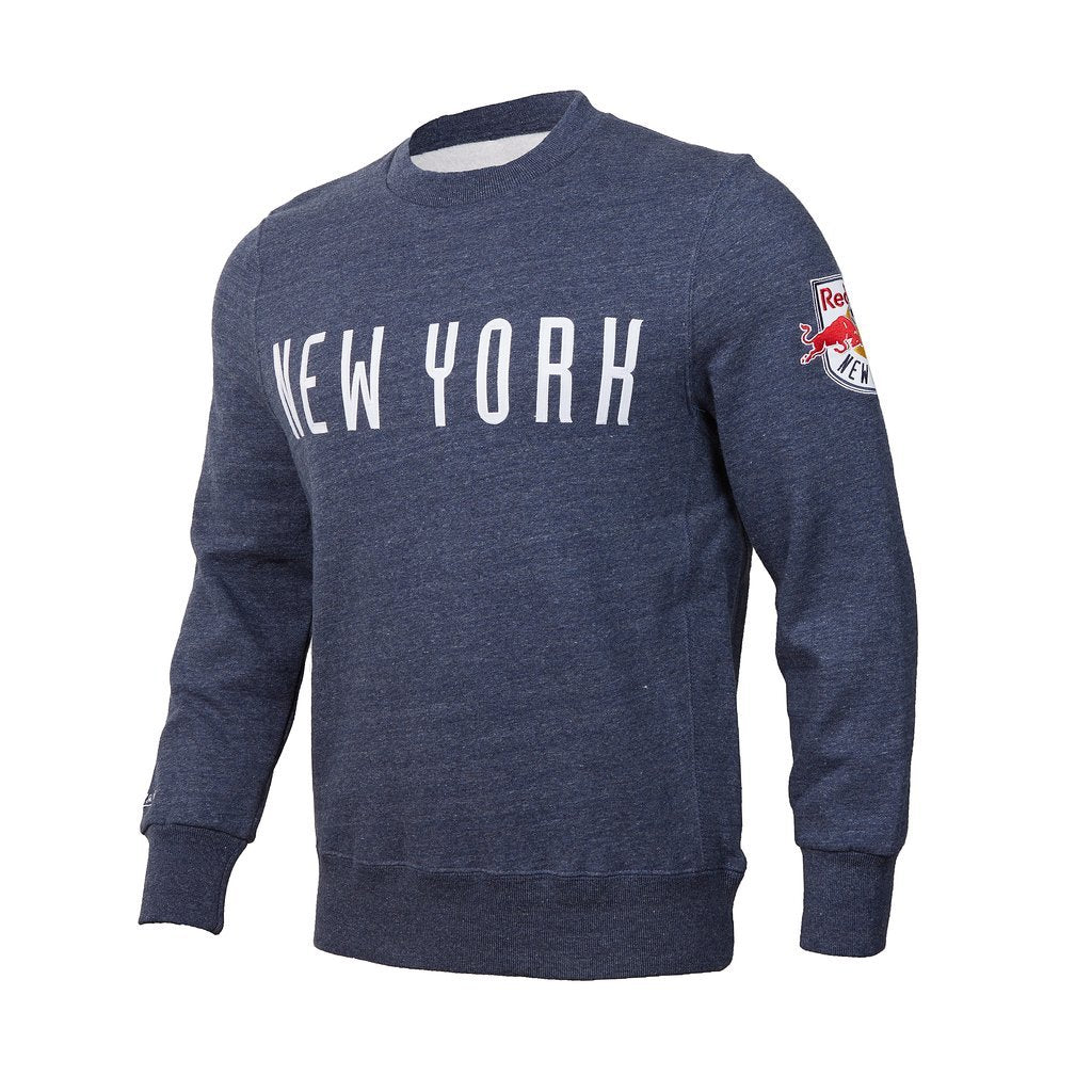[831TARD21ANRBLH] Mens Mitchell & Ness MLS New York Red Bulls Playoff Win Crew