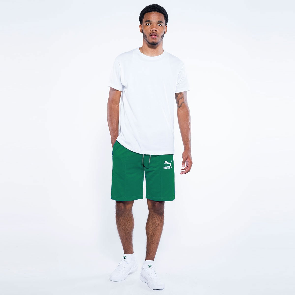 [855026-04] Mens Puma Pintuck Archive T7 Bermuda Short