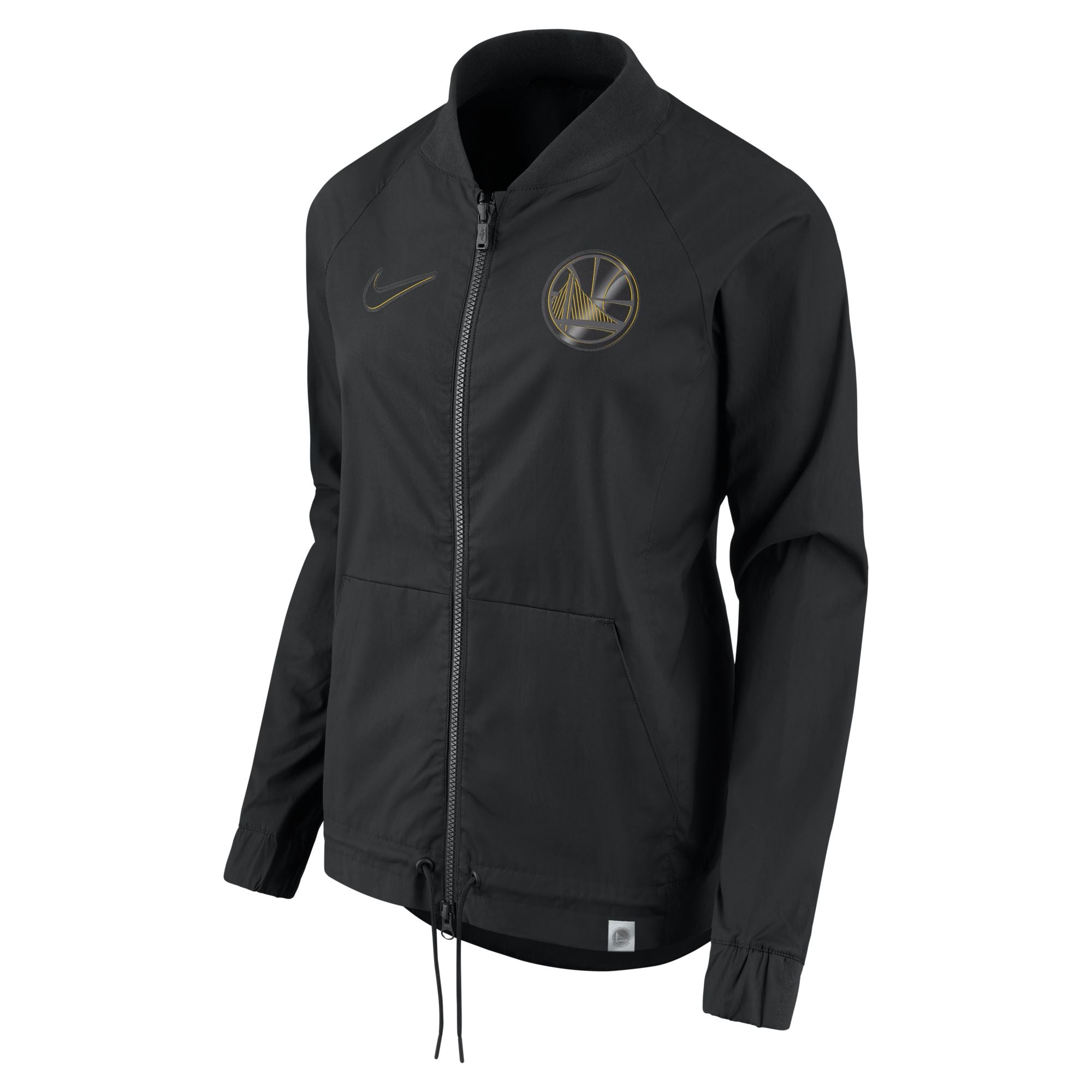 [862368-010] Womens Nike NBA Golden State Warriors Bomber Jacket