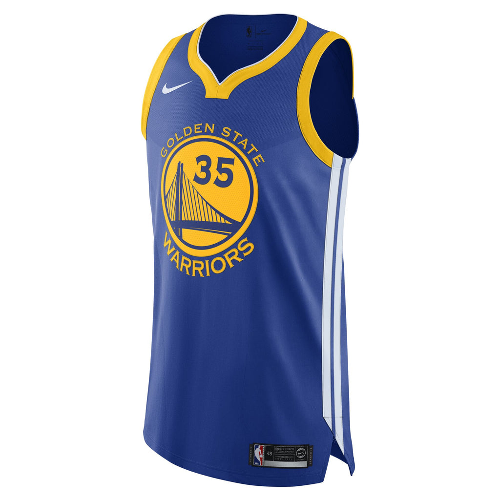[863022-496] Mens Nike NBA Golden State Warriors Kevin Durant Icon Edition Jersey