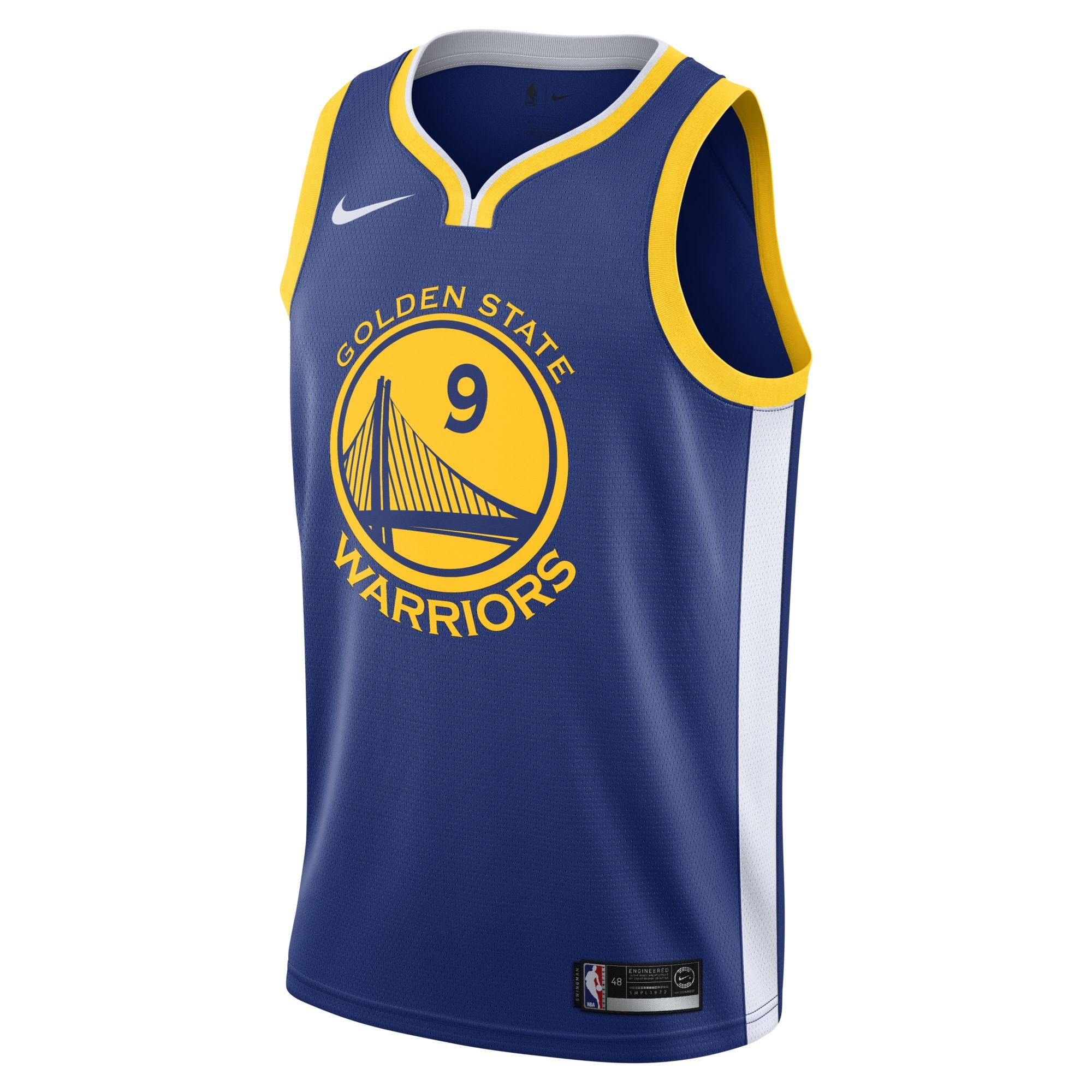 [864475-499] Mens Nike NBA GS Warriors Andre Iguodala Swingman Statement Jersey