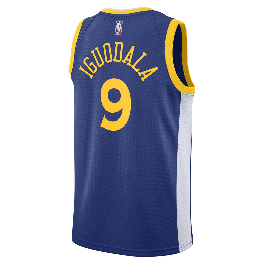 [864475-499] Mens Nike NBA GS Warriors Andre Iguodala Swingman Statement Jersey