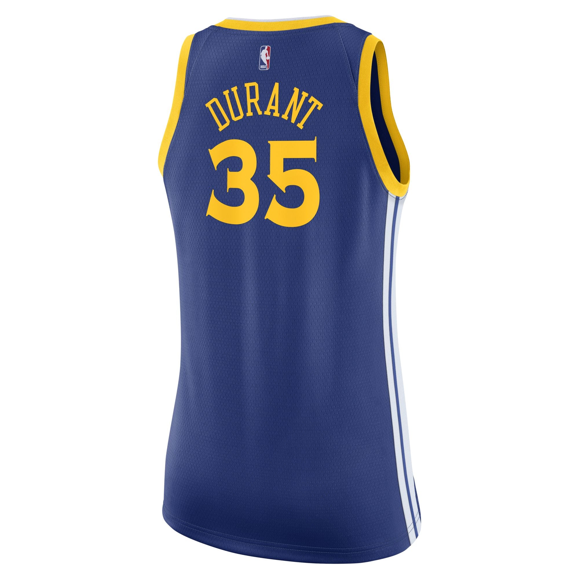 [867034-496] Womens Nike NBA GS Warriors Away Icon Swingman Jersey - Durant