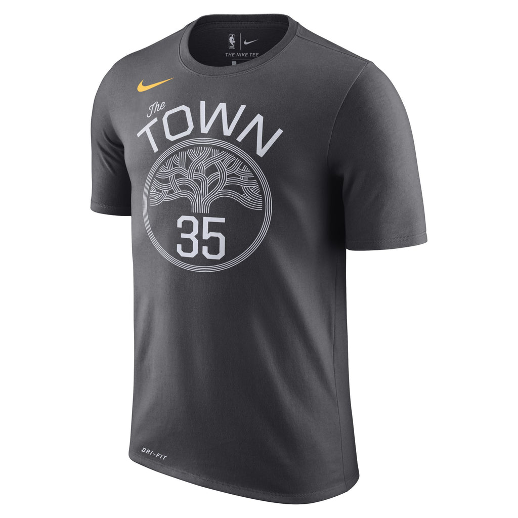 [870774-064] Mens Nike NBA Golden State Warriors Town Durant Name & Number Tee