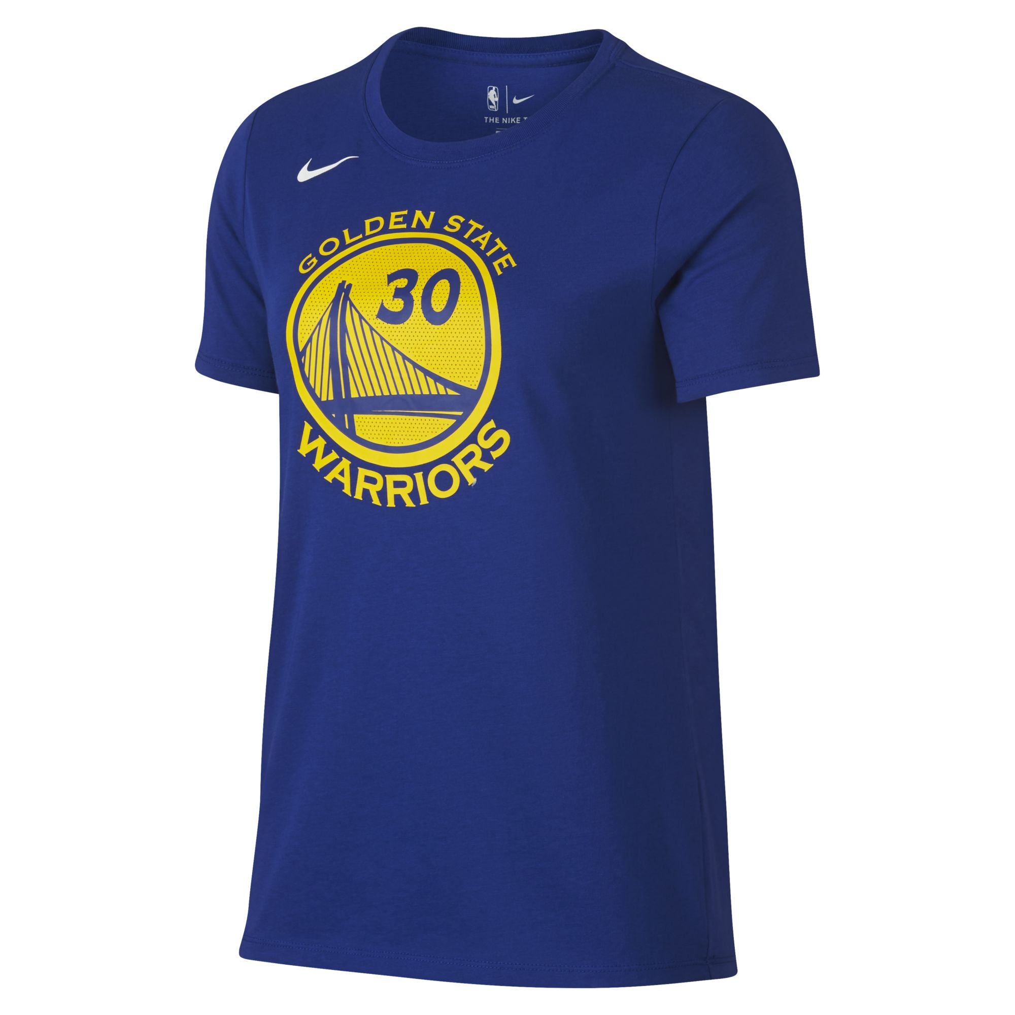 [871408-496] Womens Nike NBA Golden State Warriors Curry Name & Number T-Shirt