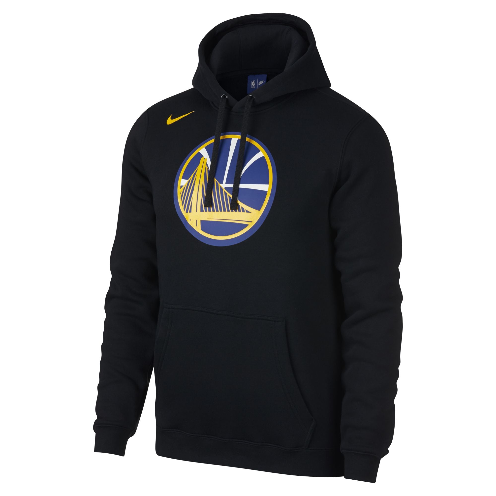 [881131-010] Mens Nike NBA Golden State Warriors Logo Fleece Hoodie