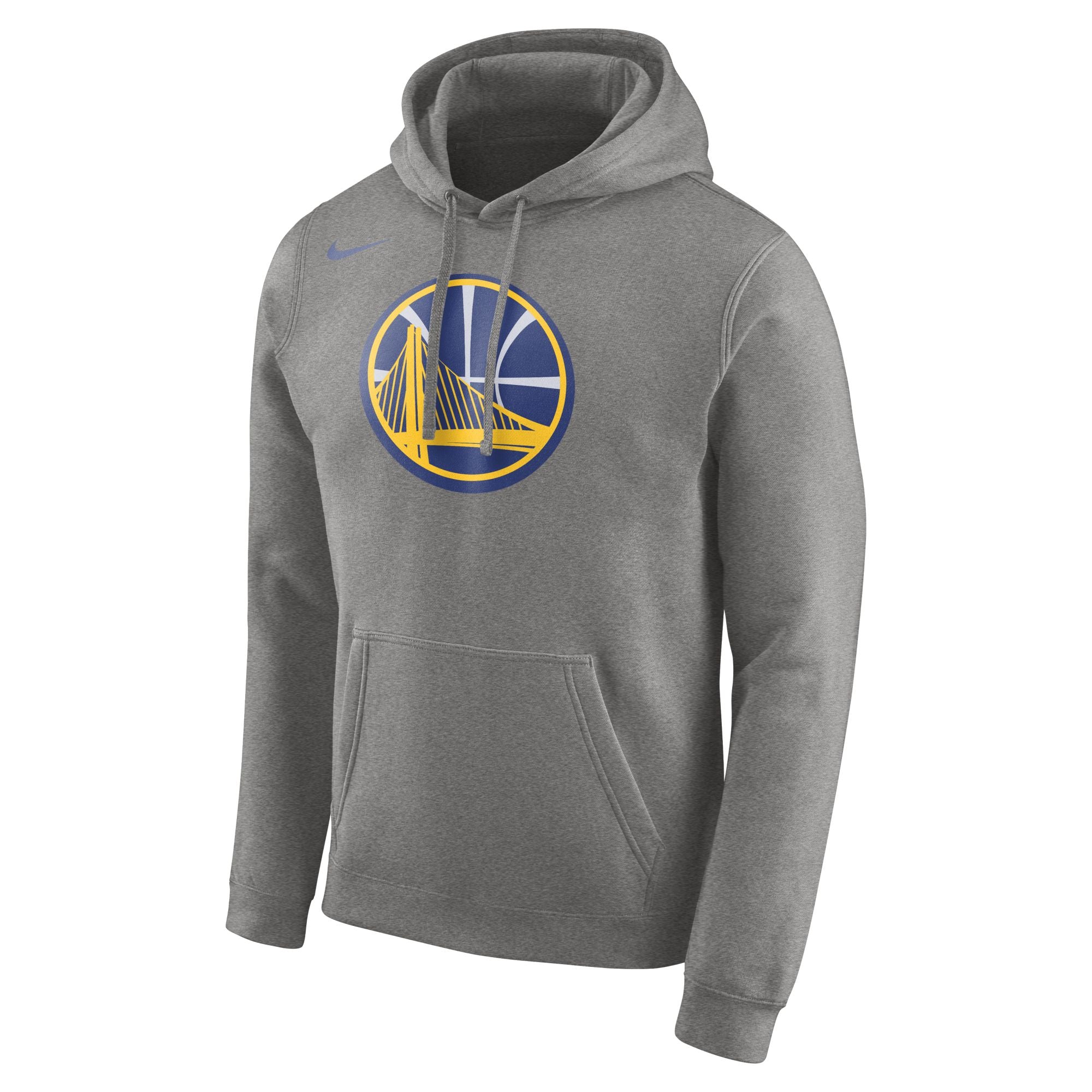 [881131-063] Mens Nike NBA Golden State Warriors Club Fleece Logo Pullover Hoodie