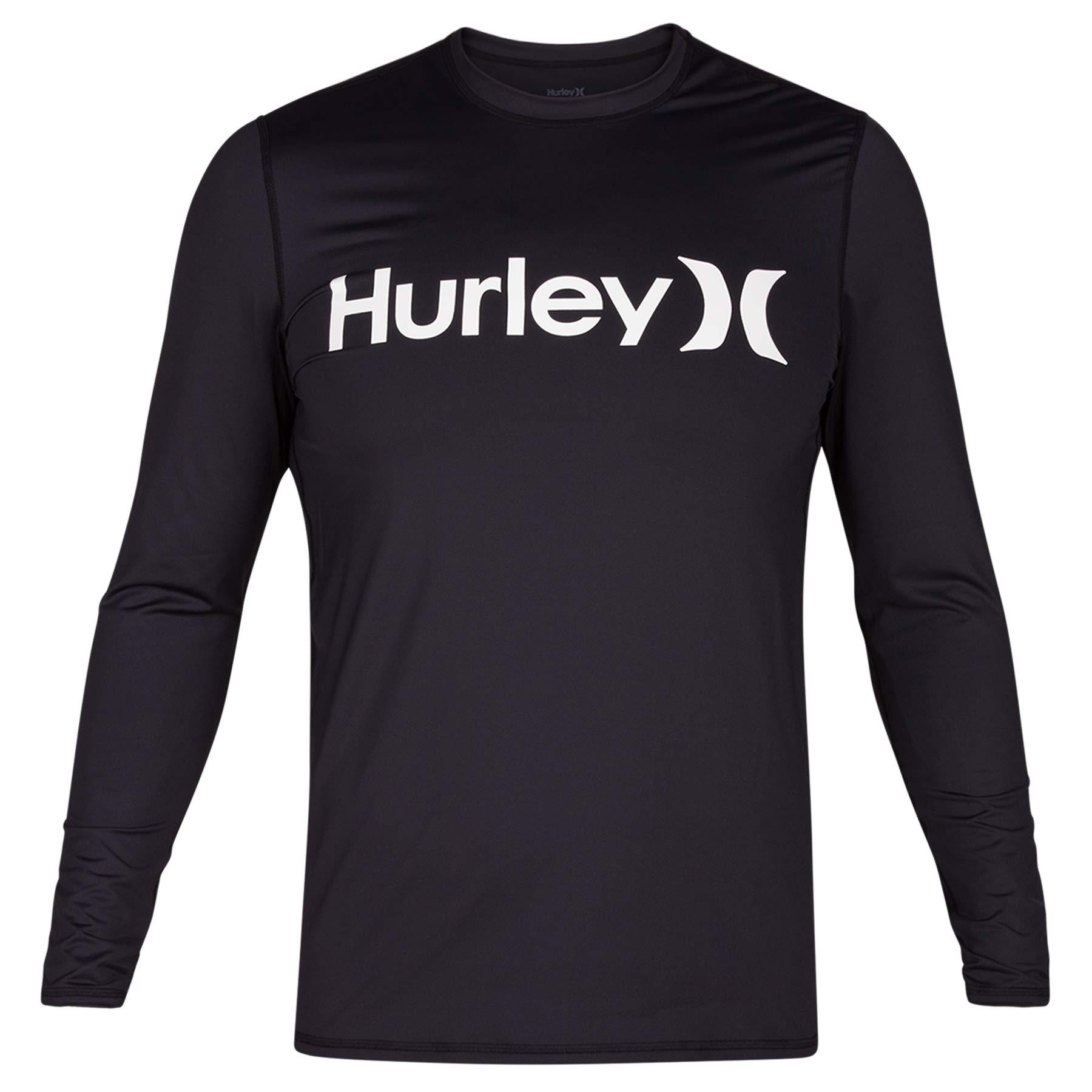 [894629-010] Mens Hurley One & Only Long Sleeve Sun Protection Rashguard