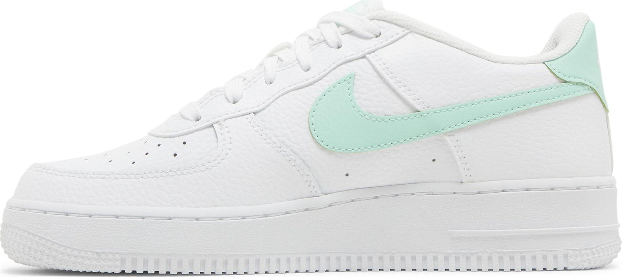 [CT3839-105] Grade School Nike Air Force 1 Low (GS) 'Mint Swoosh'