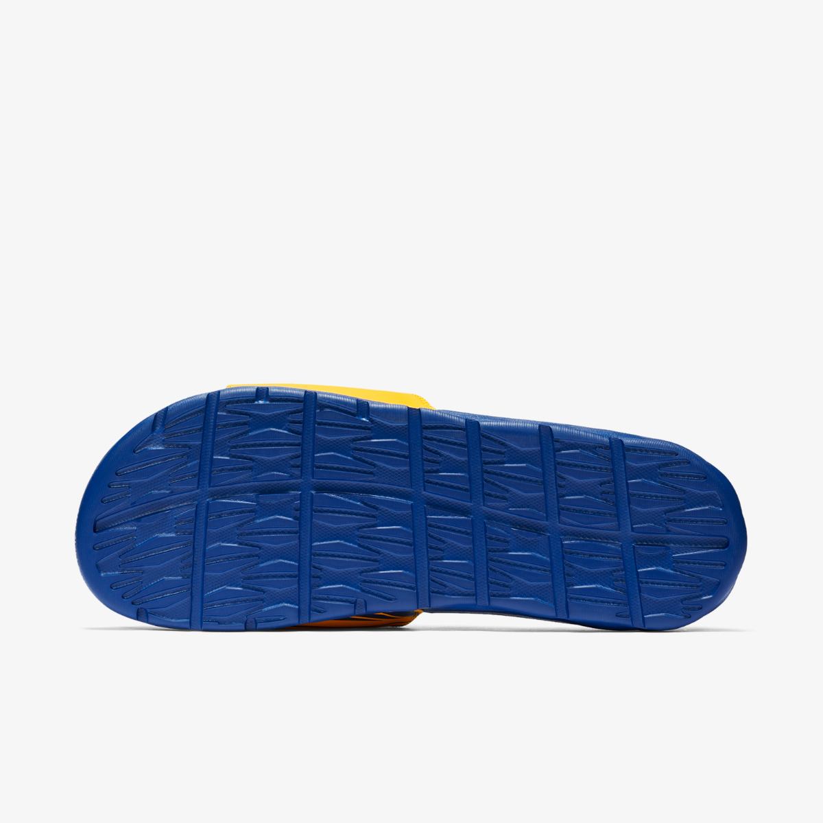 [917551-701] Mens Nike NBA Golden State Warriors Benassi Solarsoft Slide