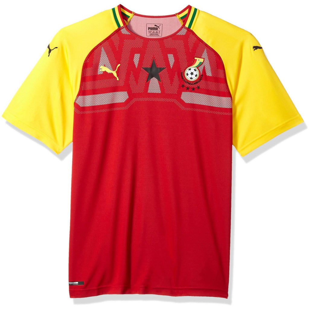 [752430-01] Mens Puma GFA Ghana Home Shirt Replica SS - sneakAR