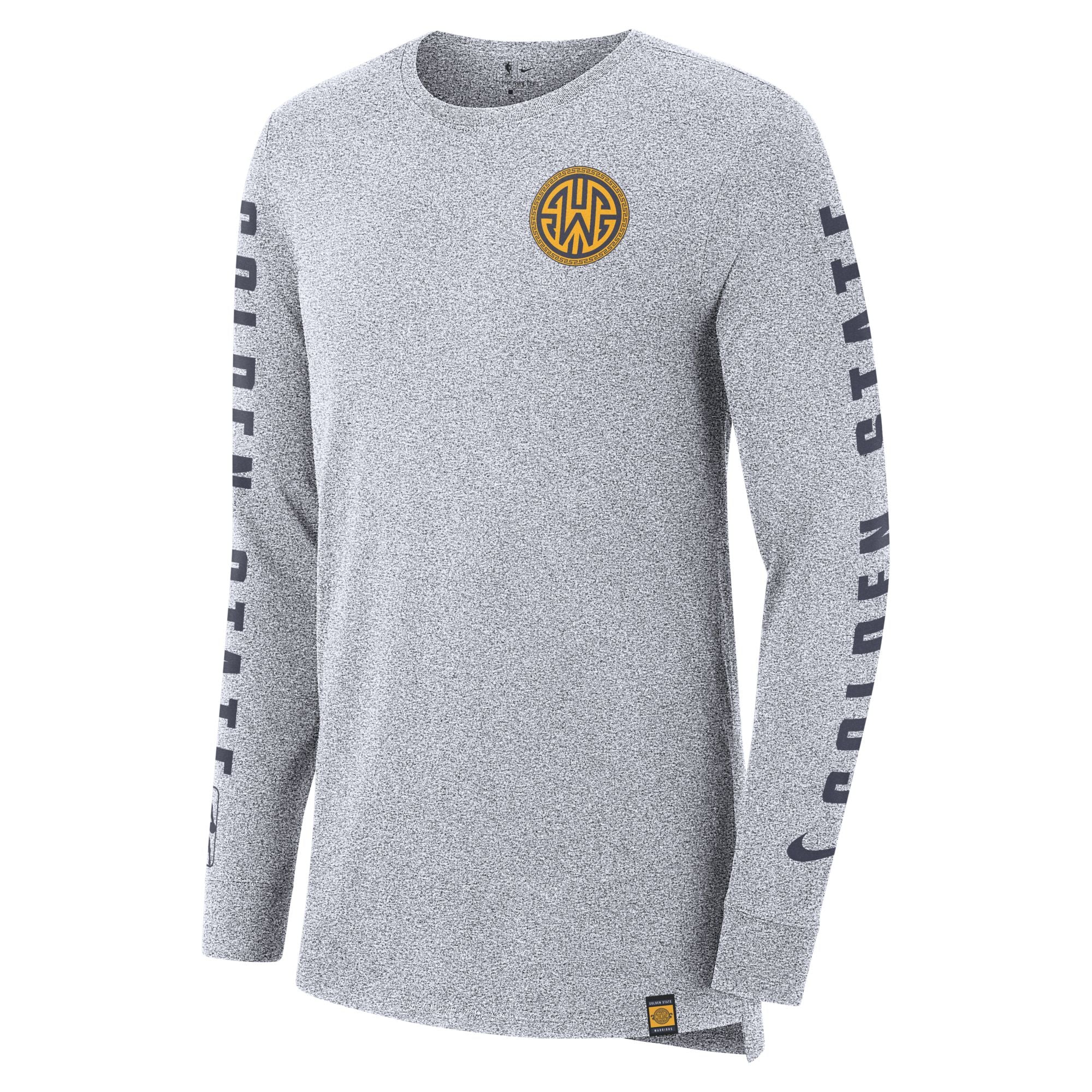 [939022-100] Mens Nike NBA Golden State Warriors Dri-Fit Long Sleeve T-Shirt