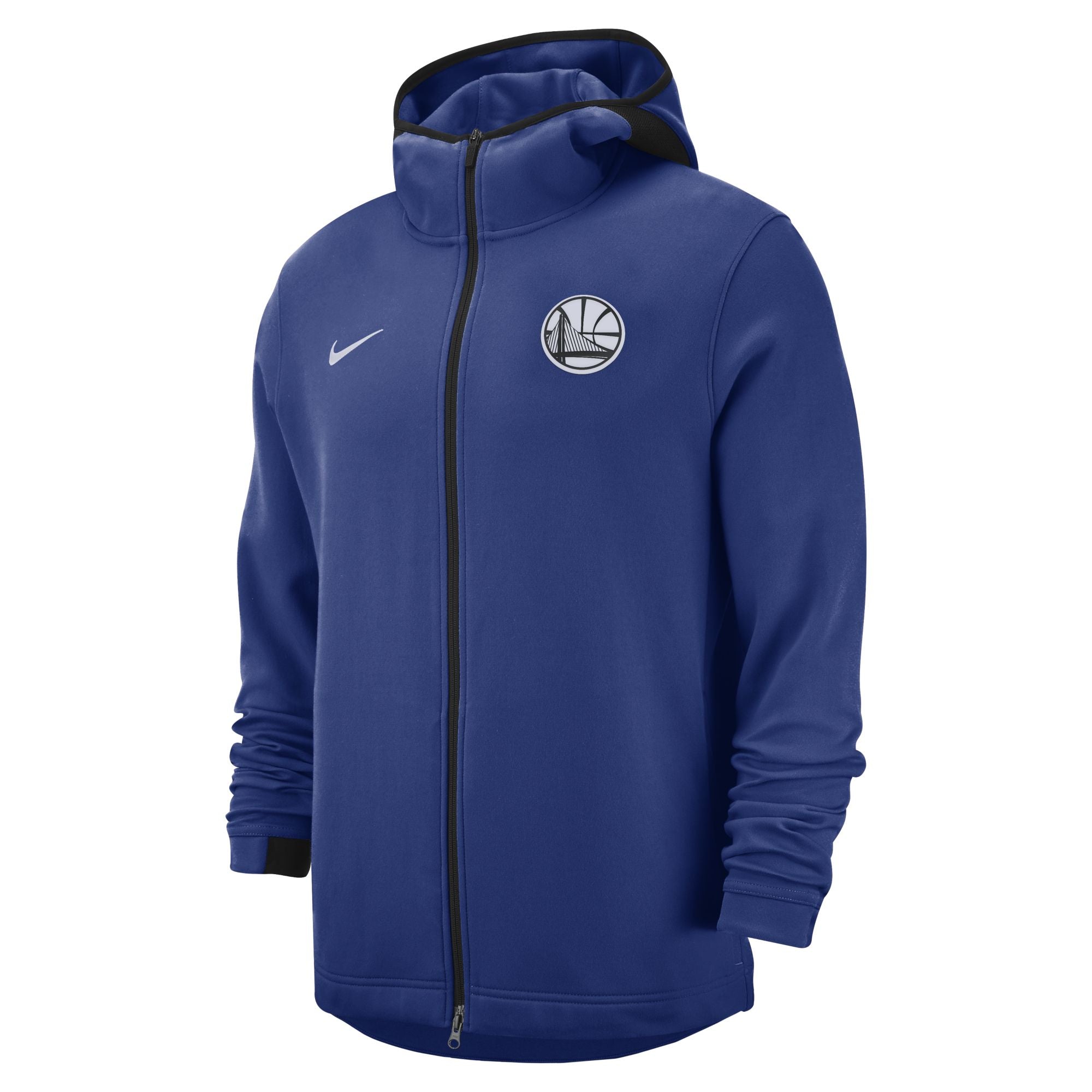 [940876-495] Mens Nike NBA Golden State Warriors Basketball Dry Hoodie Full Zip