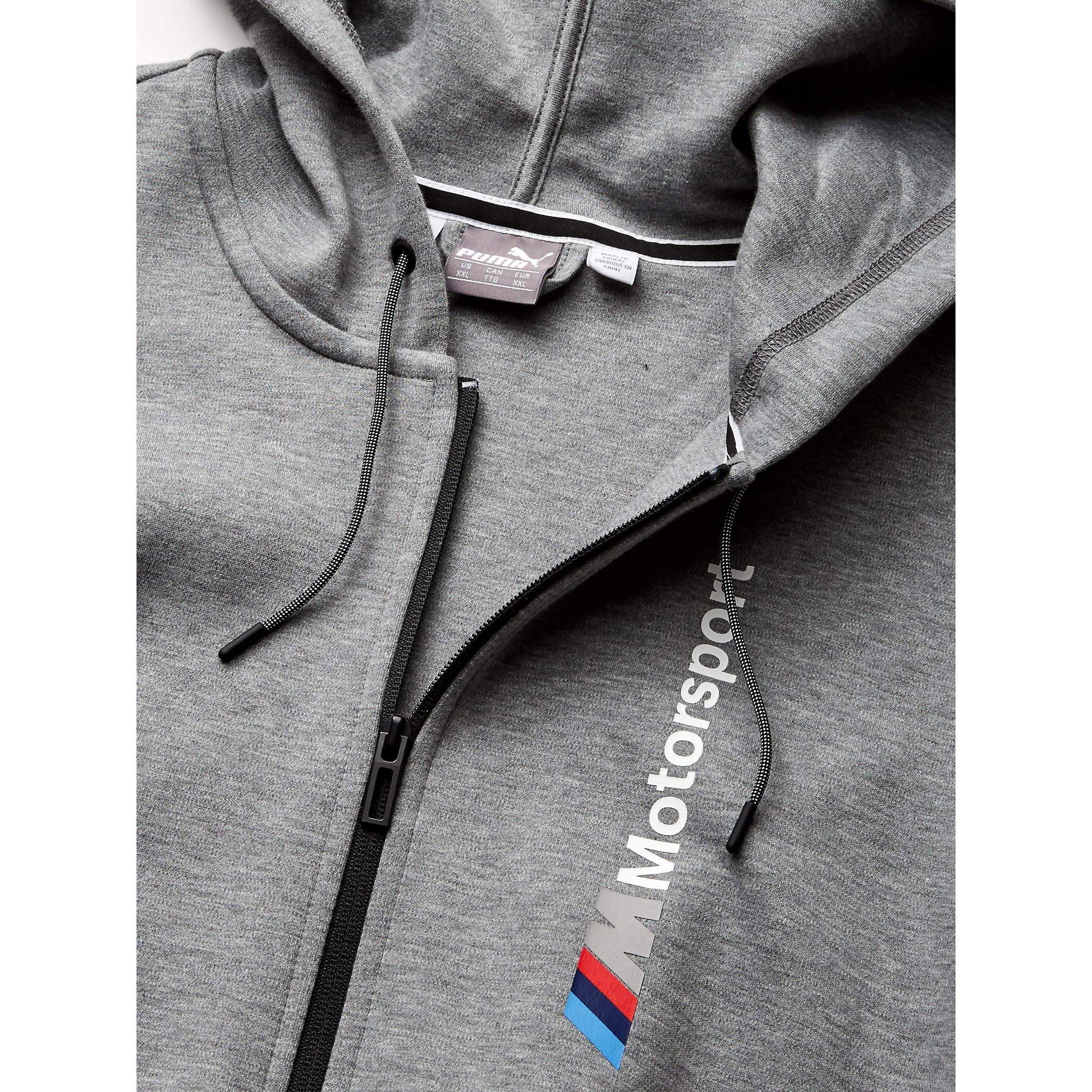 [595189-03] Mens Puma BMW Motorsport Hooded Sweat Jacket - sneakAR