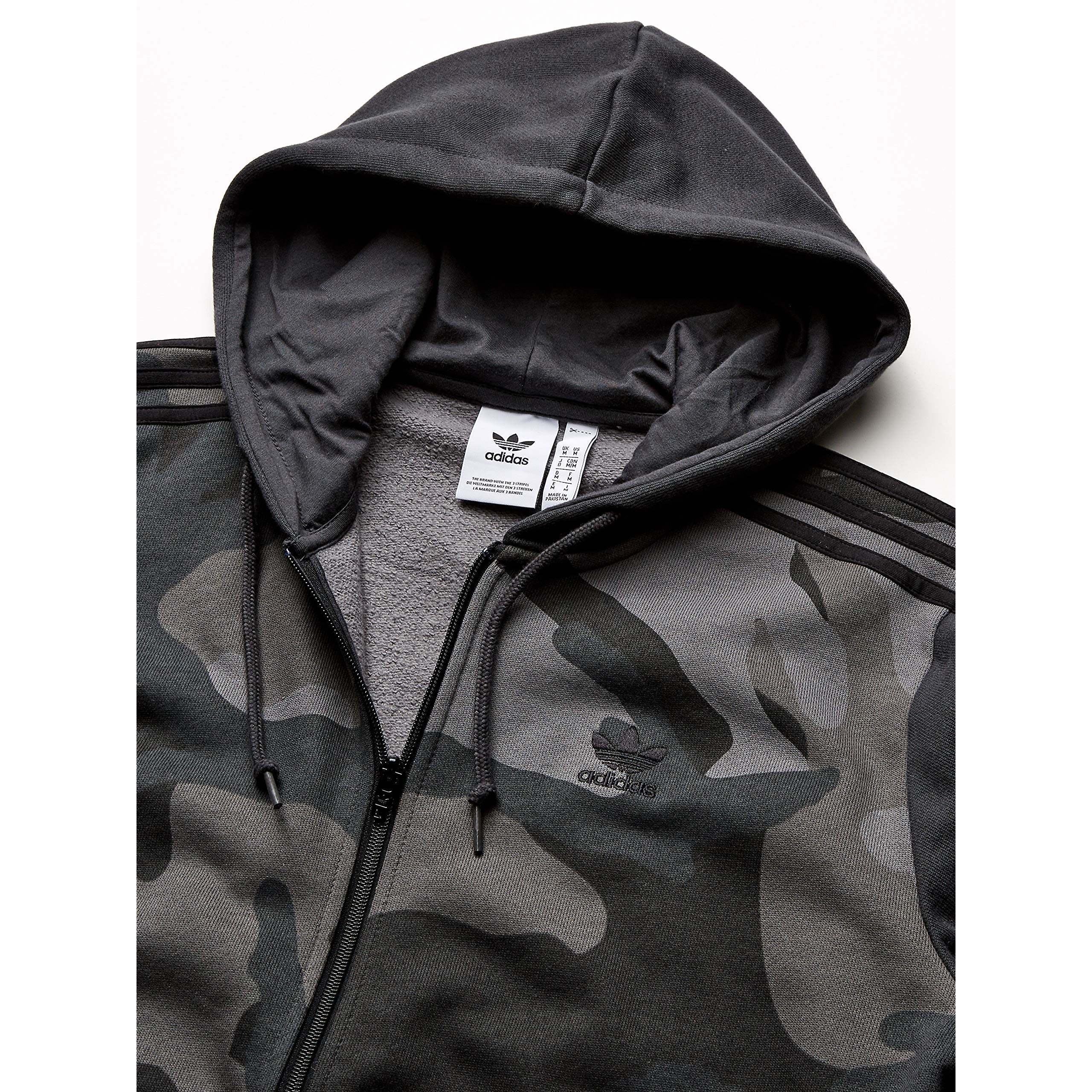 [ED7073] Mens Adidas Camouflage Fullzip Hoodie