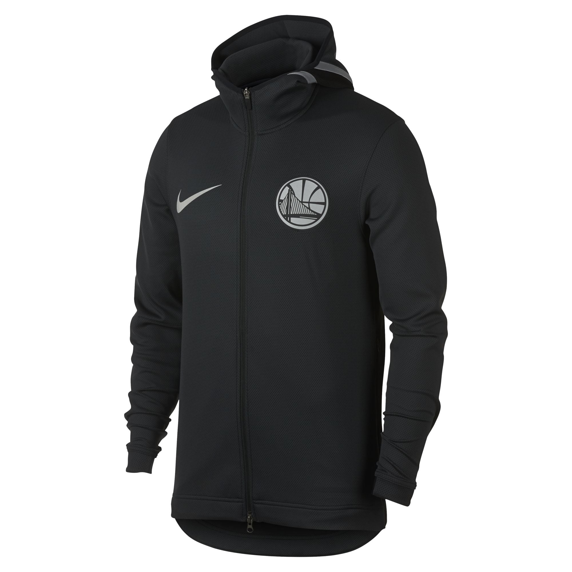 [AA1665-014] Mens Nike NBA Golden State Warriors Therma Flex Showtime Hoodie